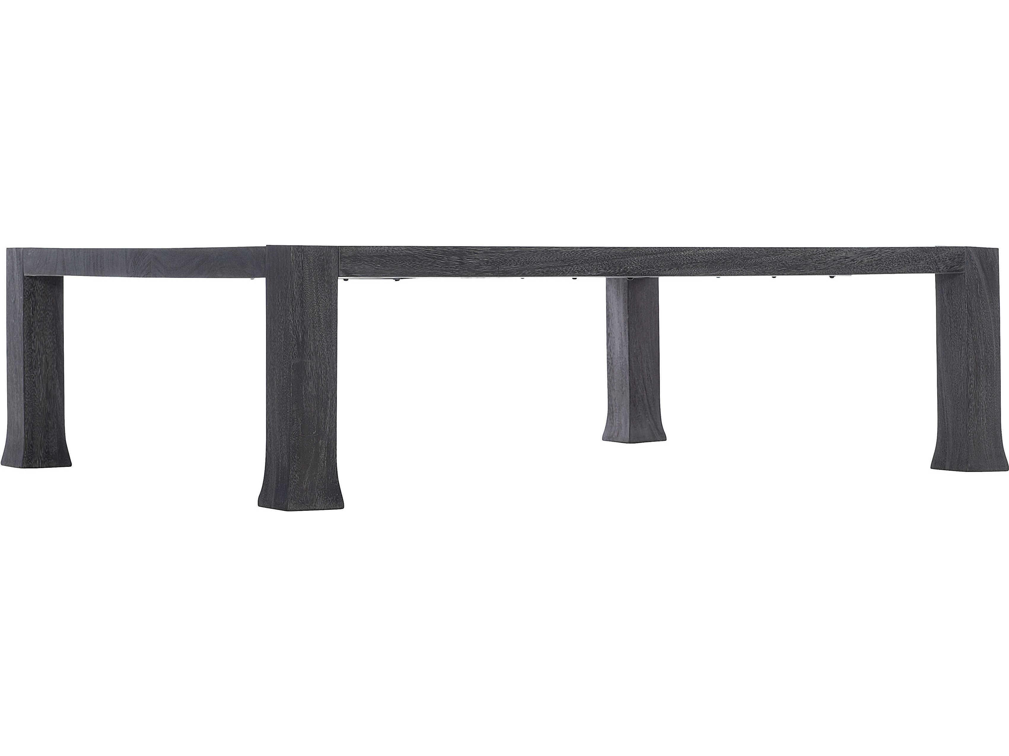 Bernhardt Berkely Rectangular Wood Carbonized Cocktail Table