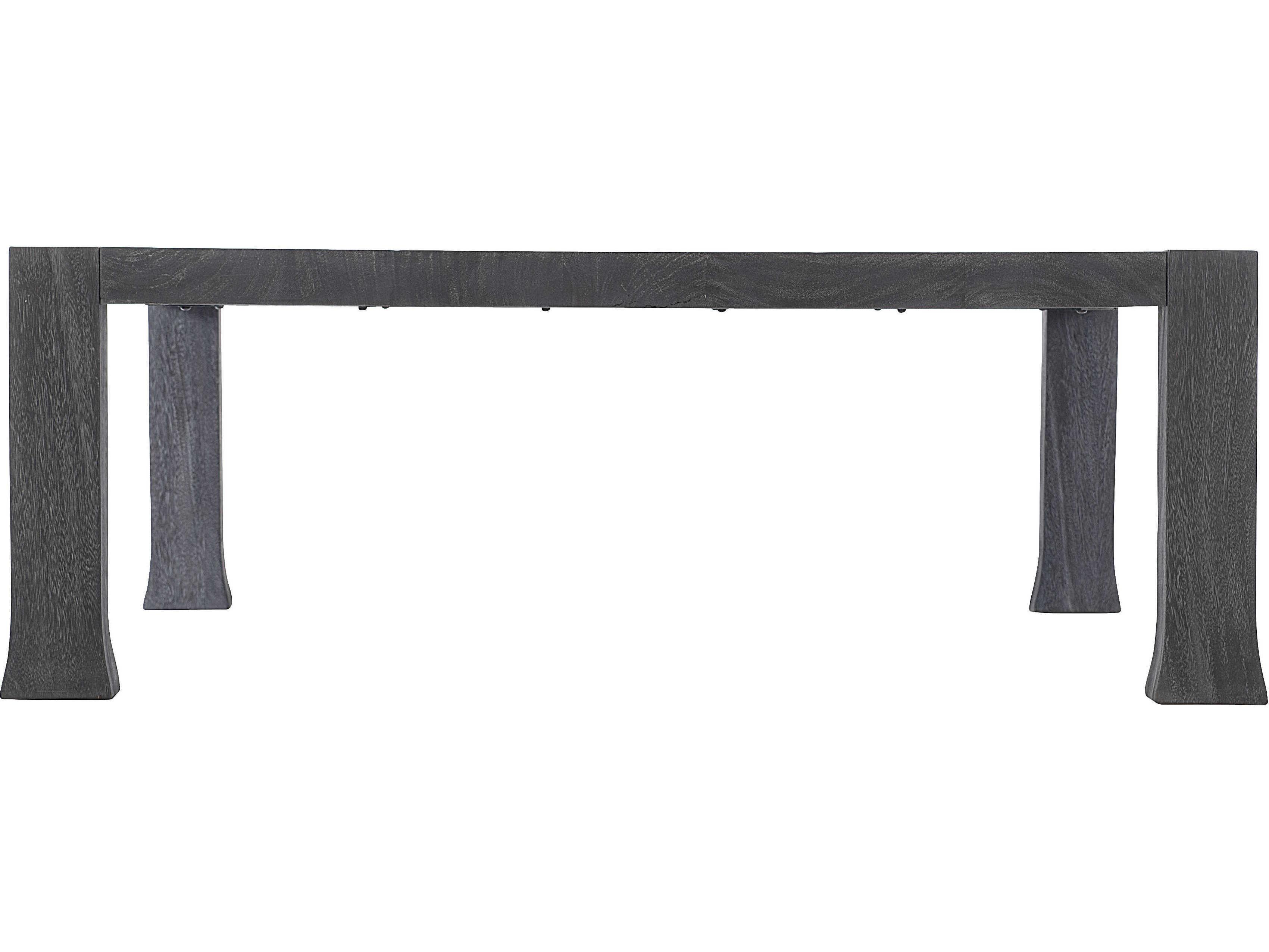 Bernhardt Berkely Rectangular Wood Carbonized Cocktail Table