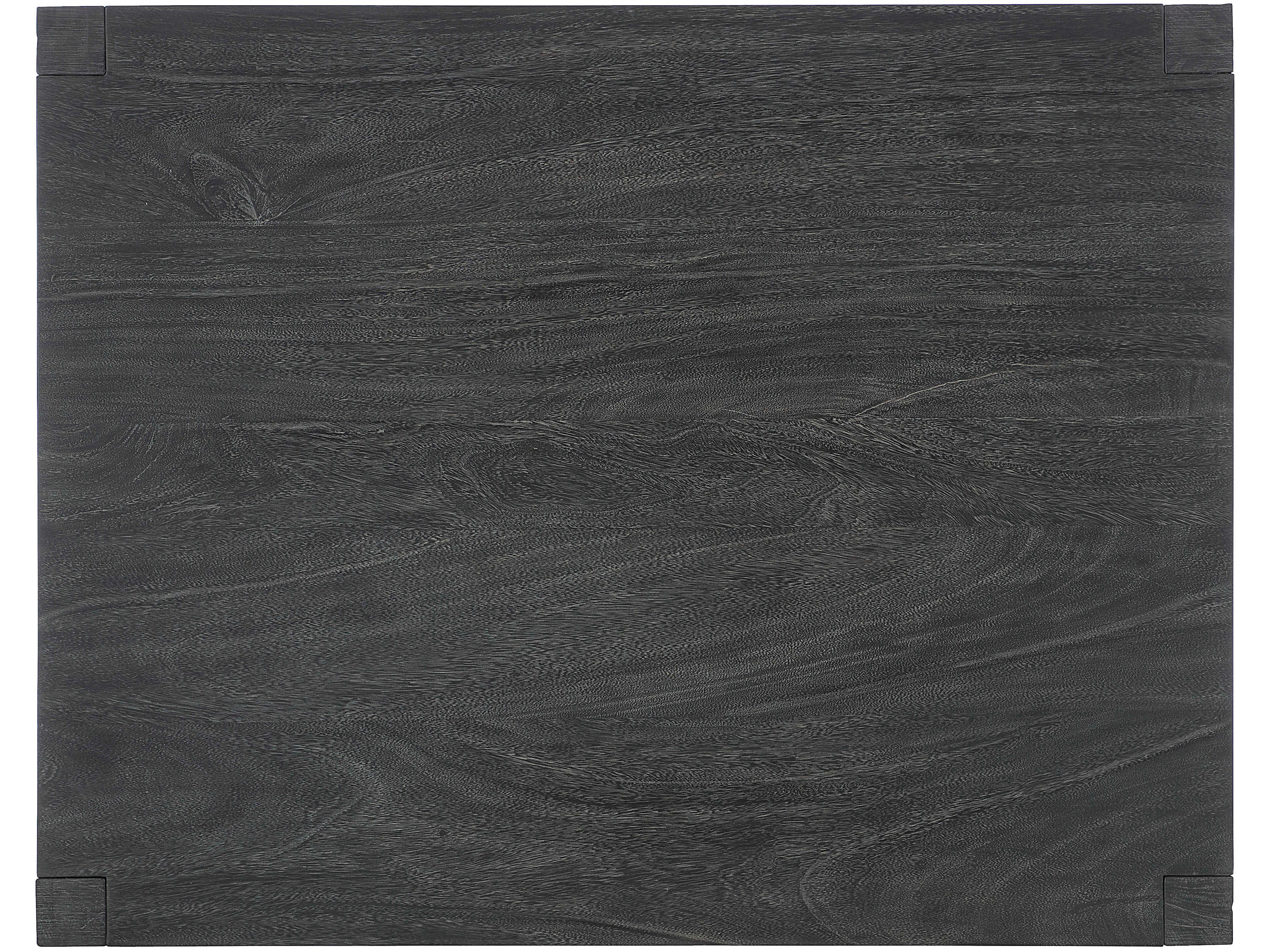 Bernhardt Berkely Rectangular Wood Carbonized Cocktail Table