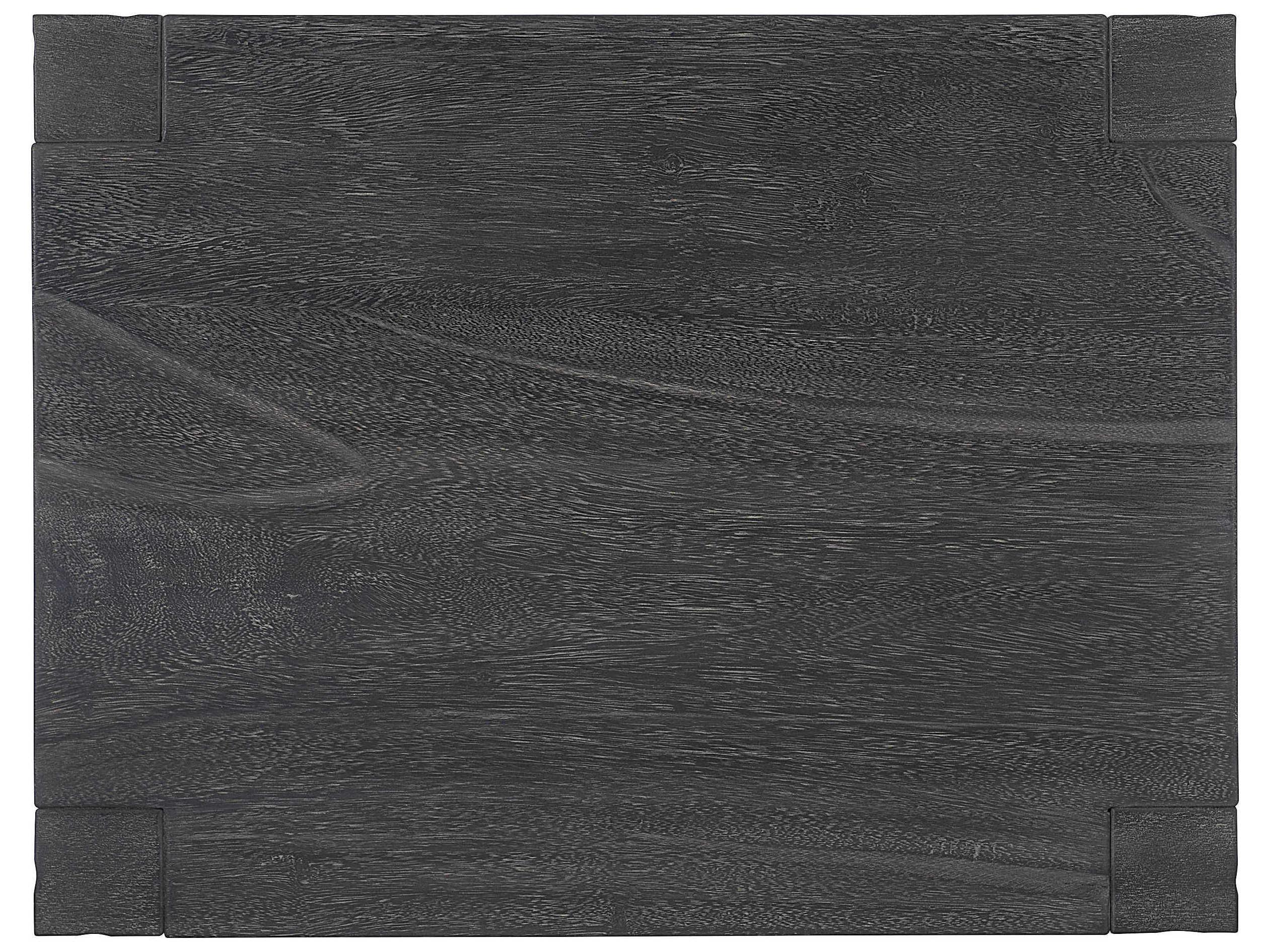 Bernhardt Berkely Rectangular Wood Carbonized End Table