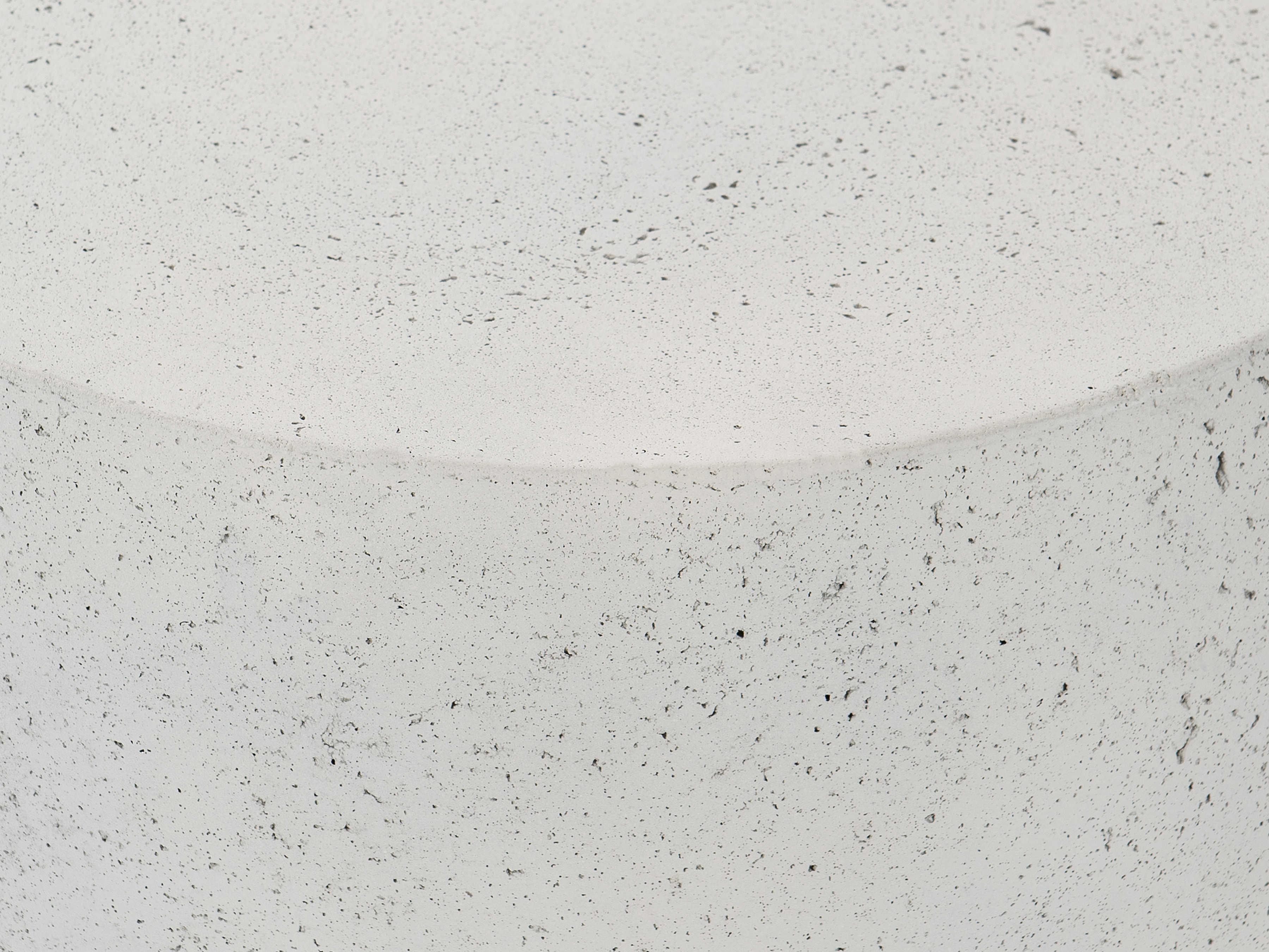 Bernhardt Living Sayle Round Concrete Grey End Table