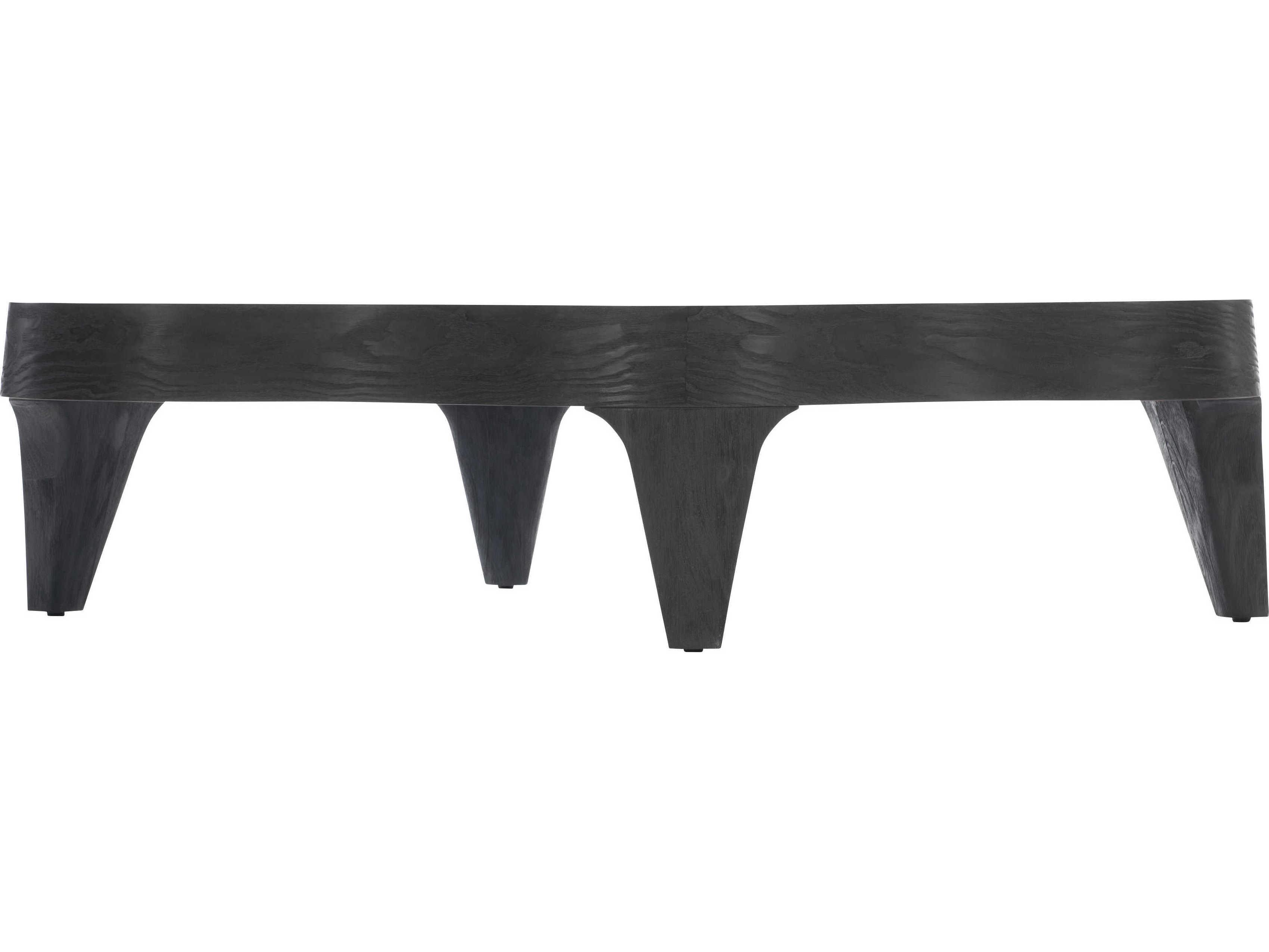 Bernhardt Living Katana Wood Blackened Pine Cocktail Table