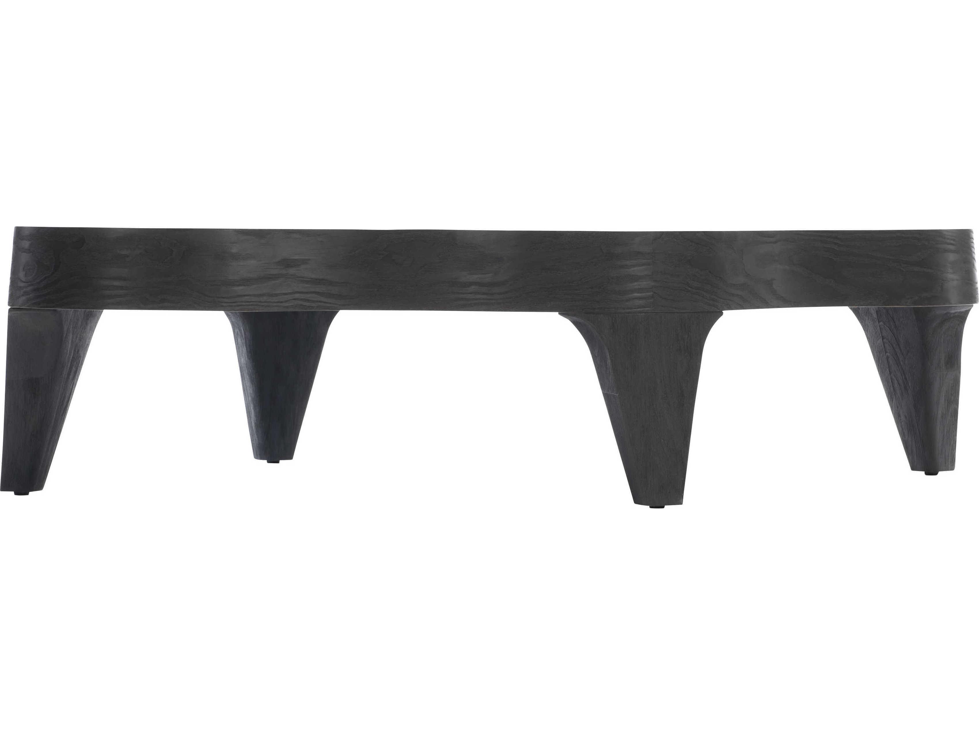 Bernhardt Living Katana Wood Blackened Pine Cocktail Table