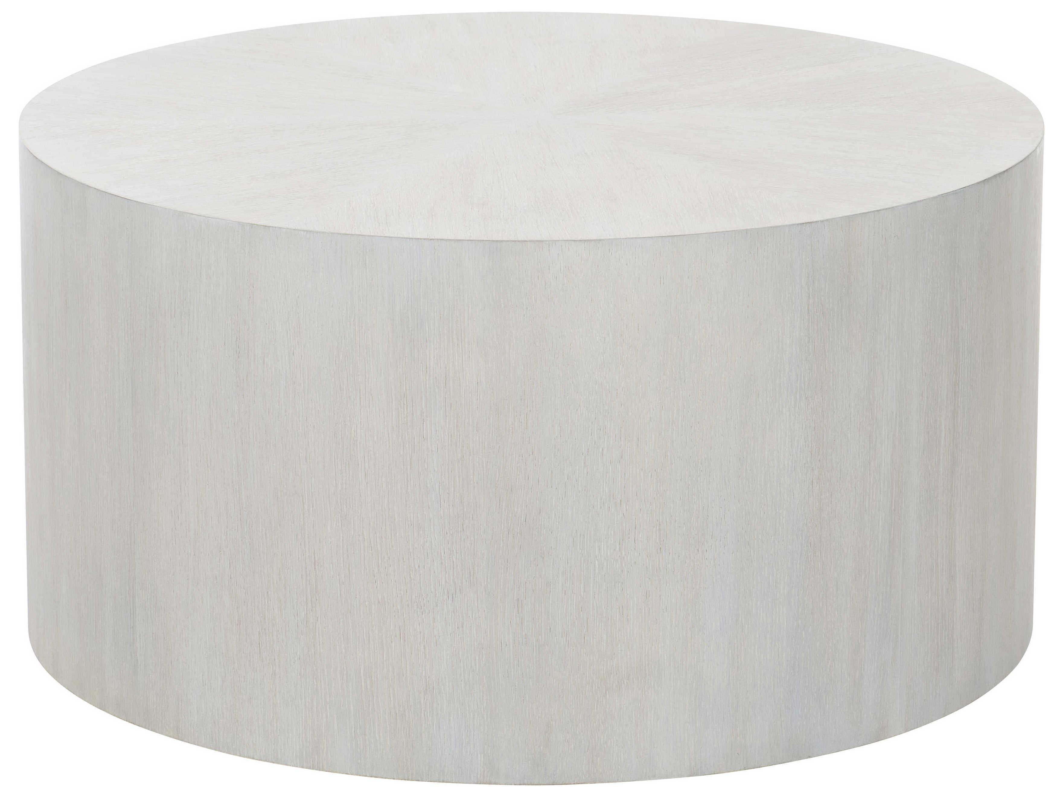 Bernhardt Living Thorne Round Wood Natural Cocktail Table