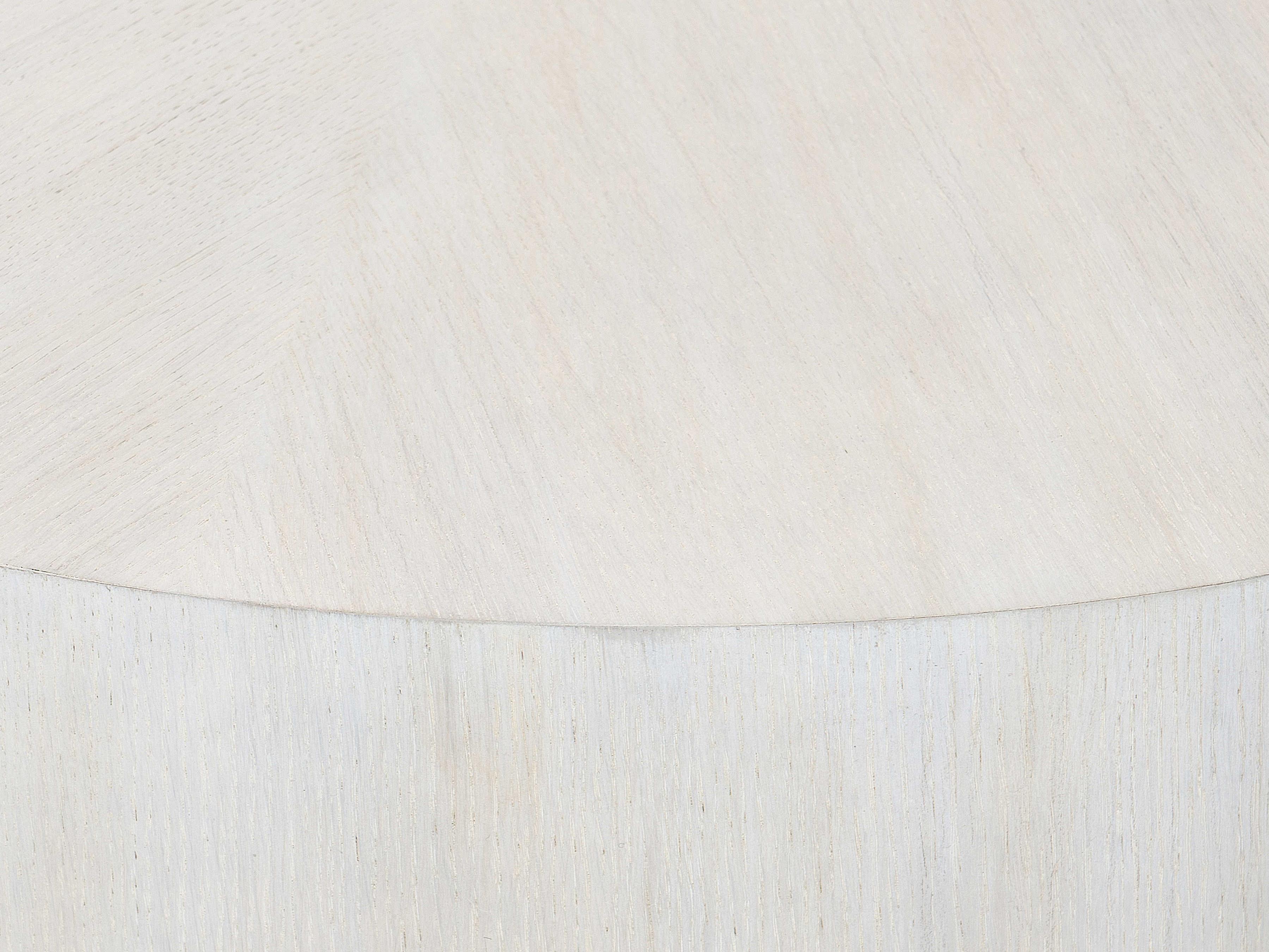 Bernhardt Living Thorne Round Wood Natural Cocktail Table