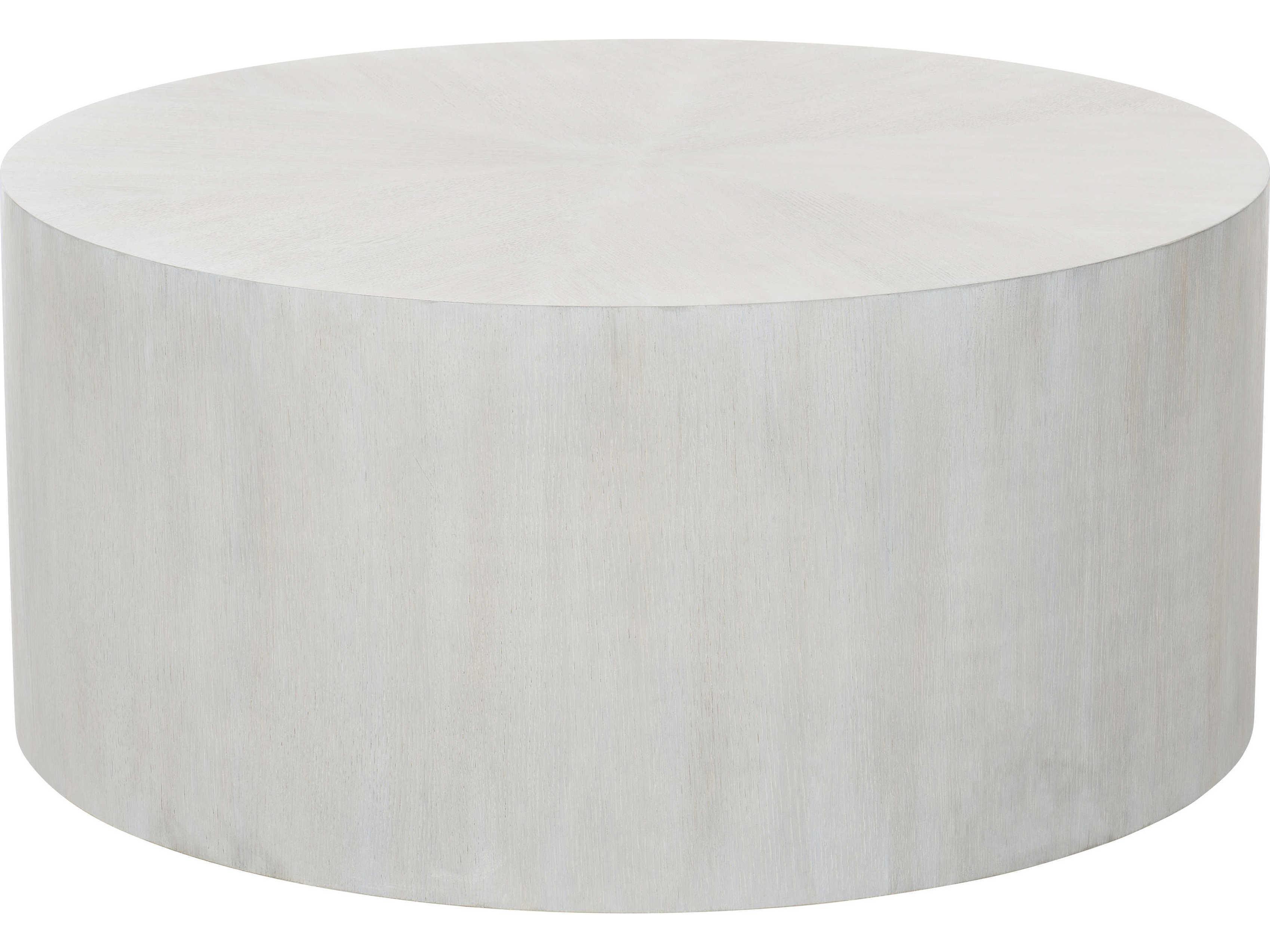 Bernhardt Living Thorne Round Wood Natural Cocktail Table