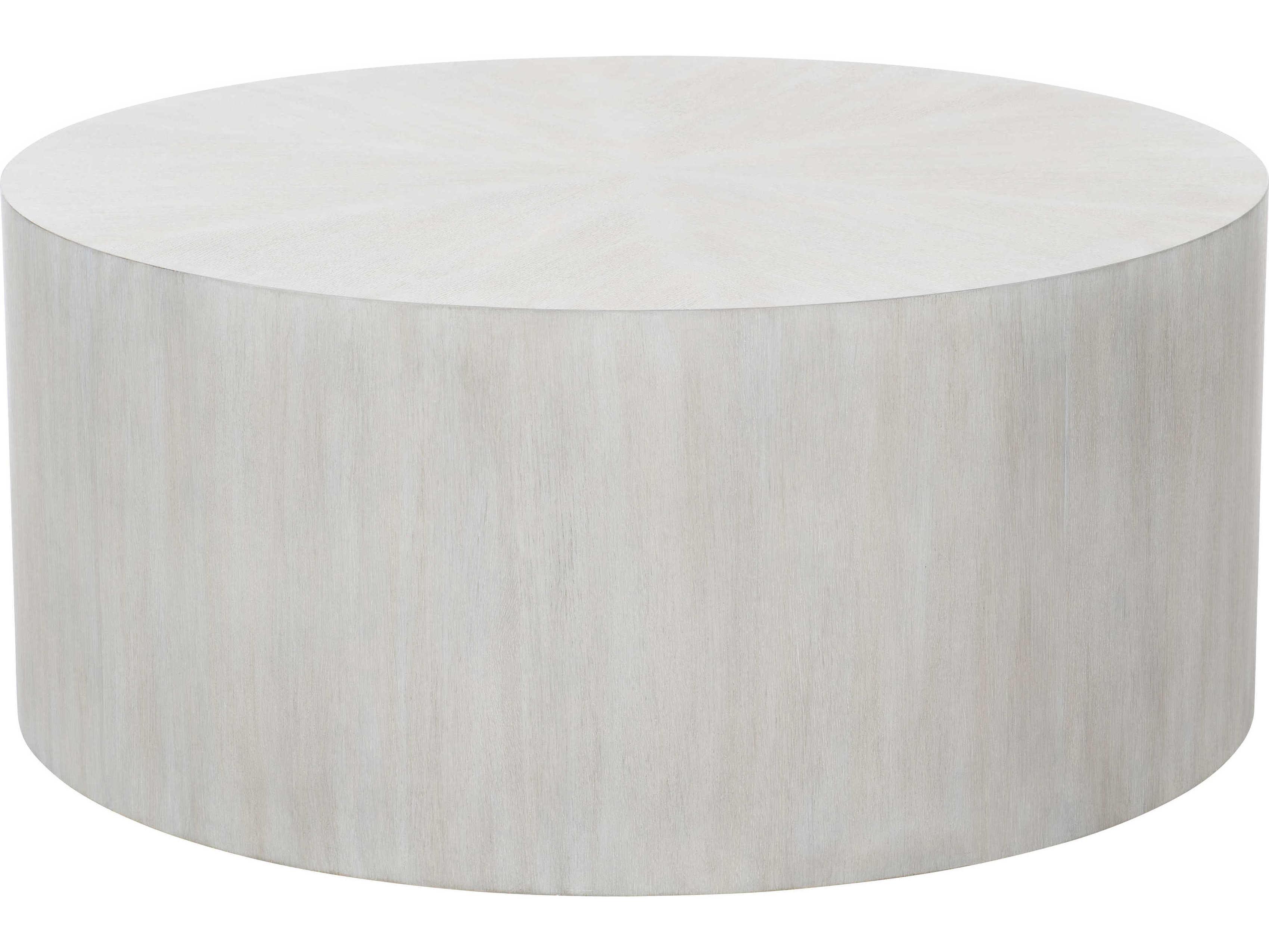 Bernhardt Living Thorne Round Wood Natural Cocktail Table