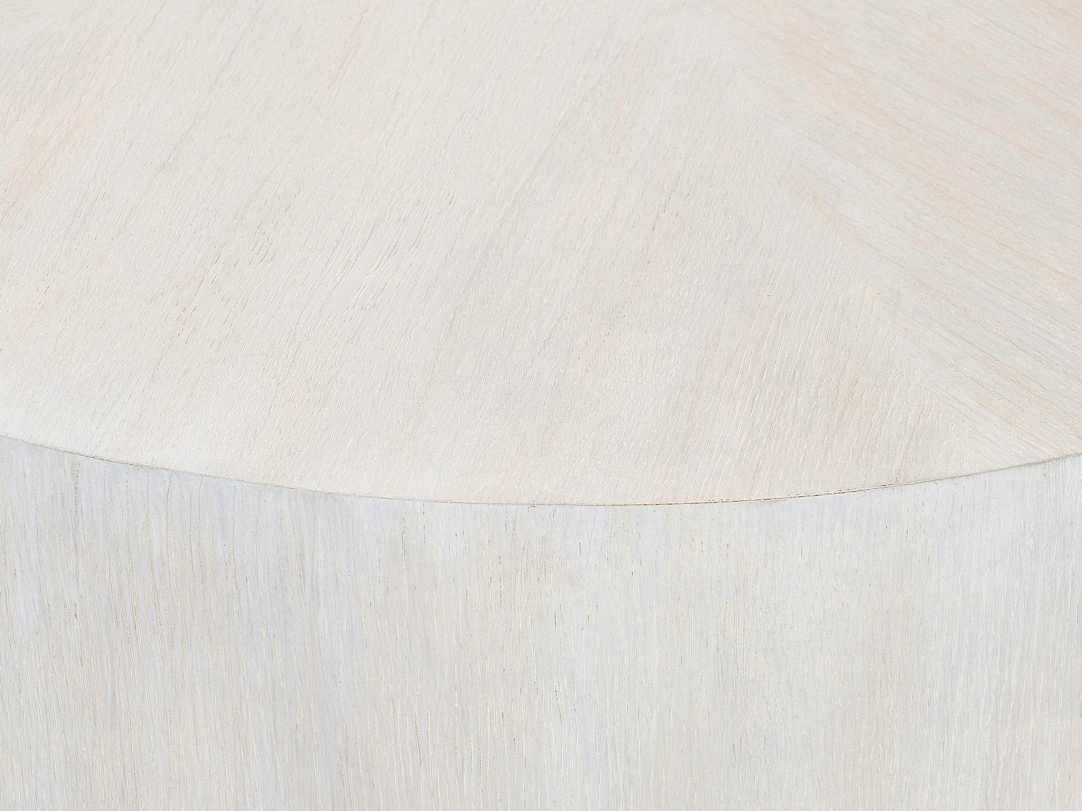 Bernhardt Living Thorne Round Wood Natural Cocktail Table