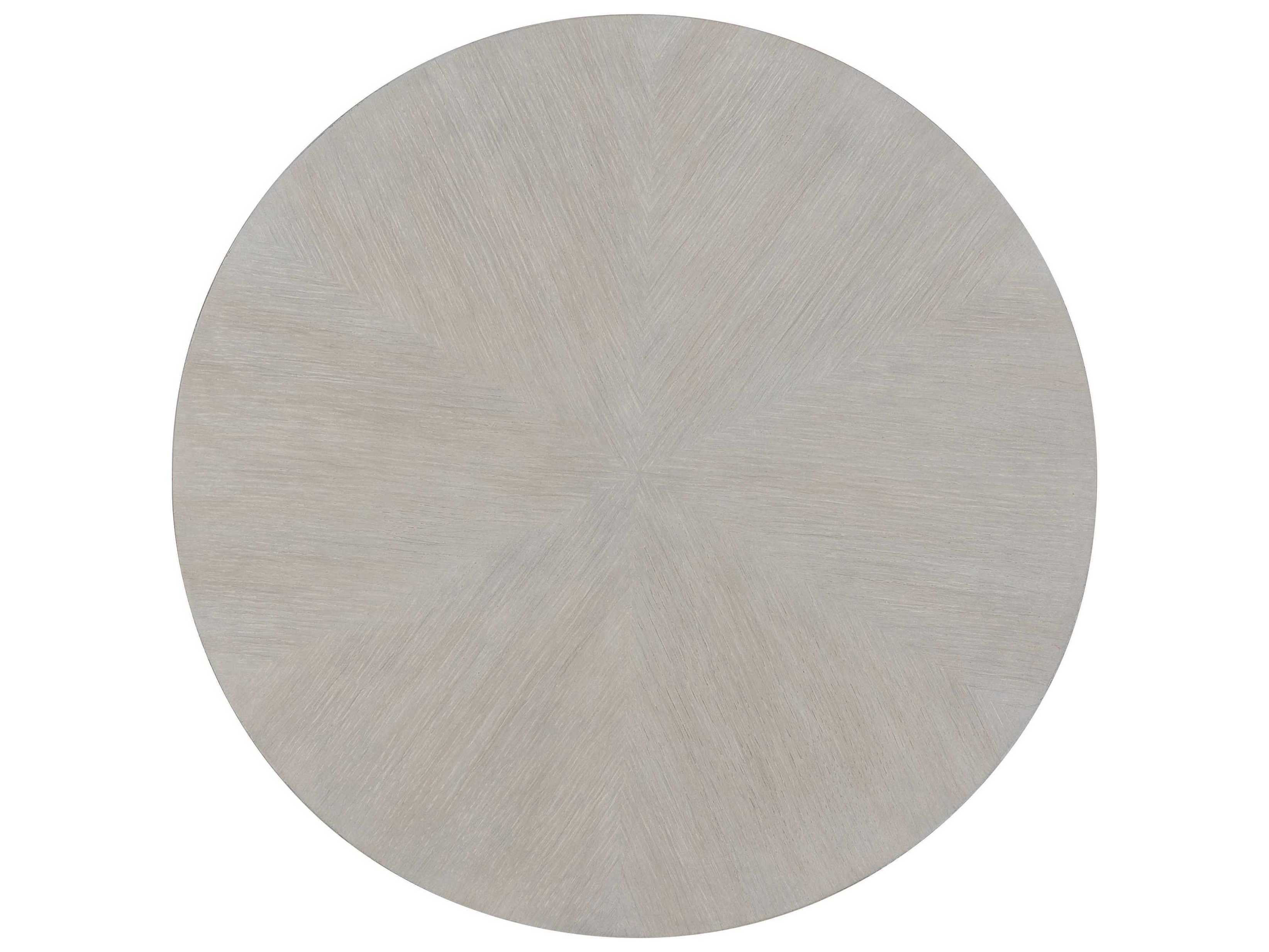 Bernhardt Living Thorne Round Wood Natural End Table