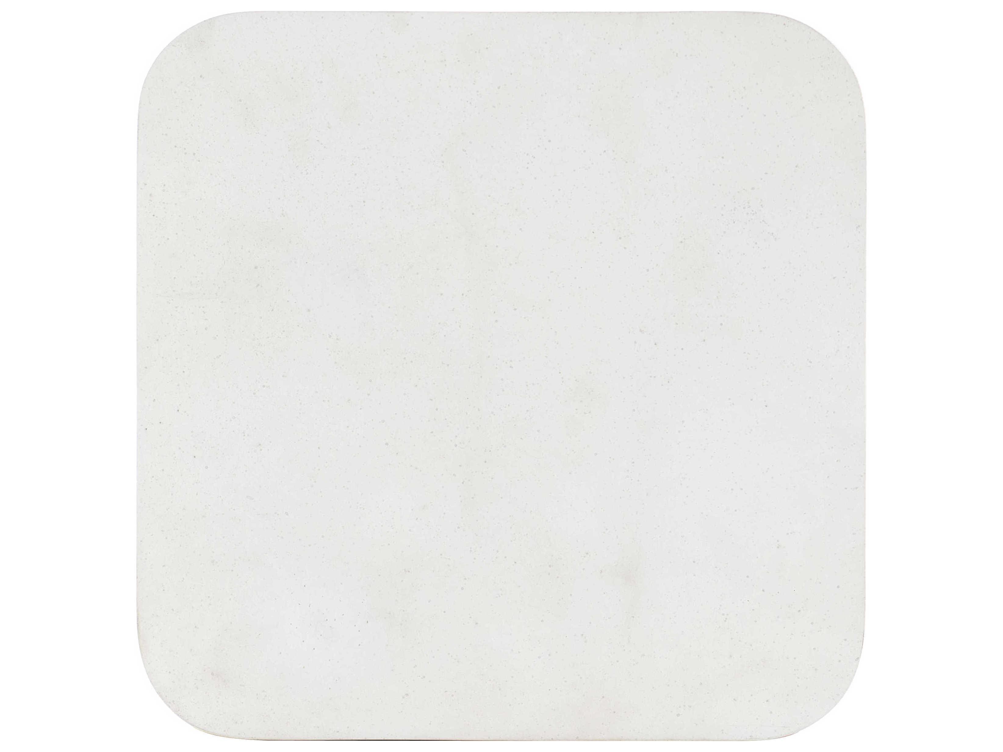 Bernhardt Living Colonnade Square Faux Stone Accent Table