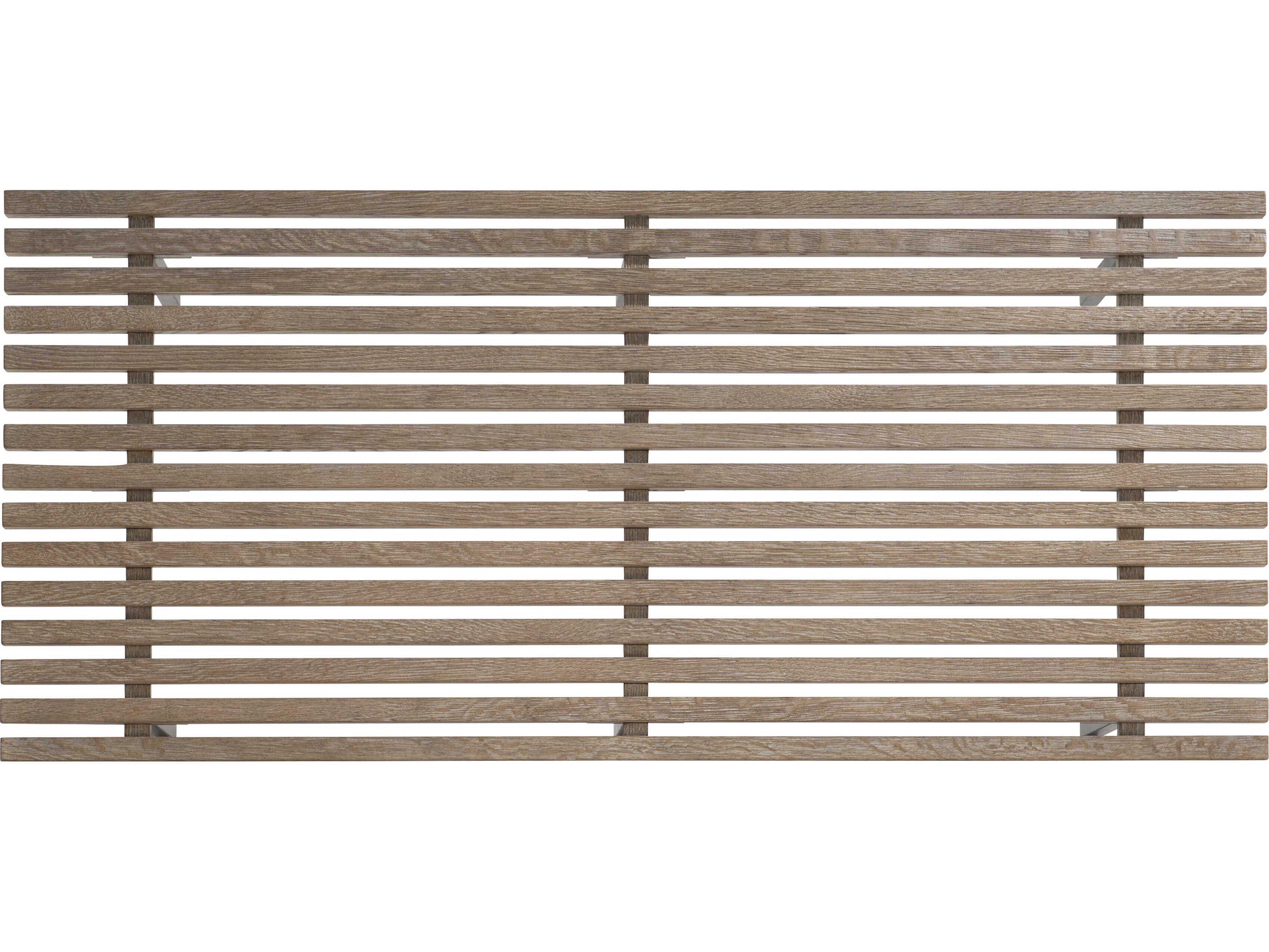 Bernhardt Brumley Rectangular Wood Marcona Anthracite Cocktail Table