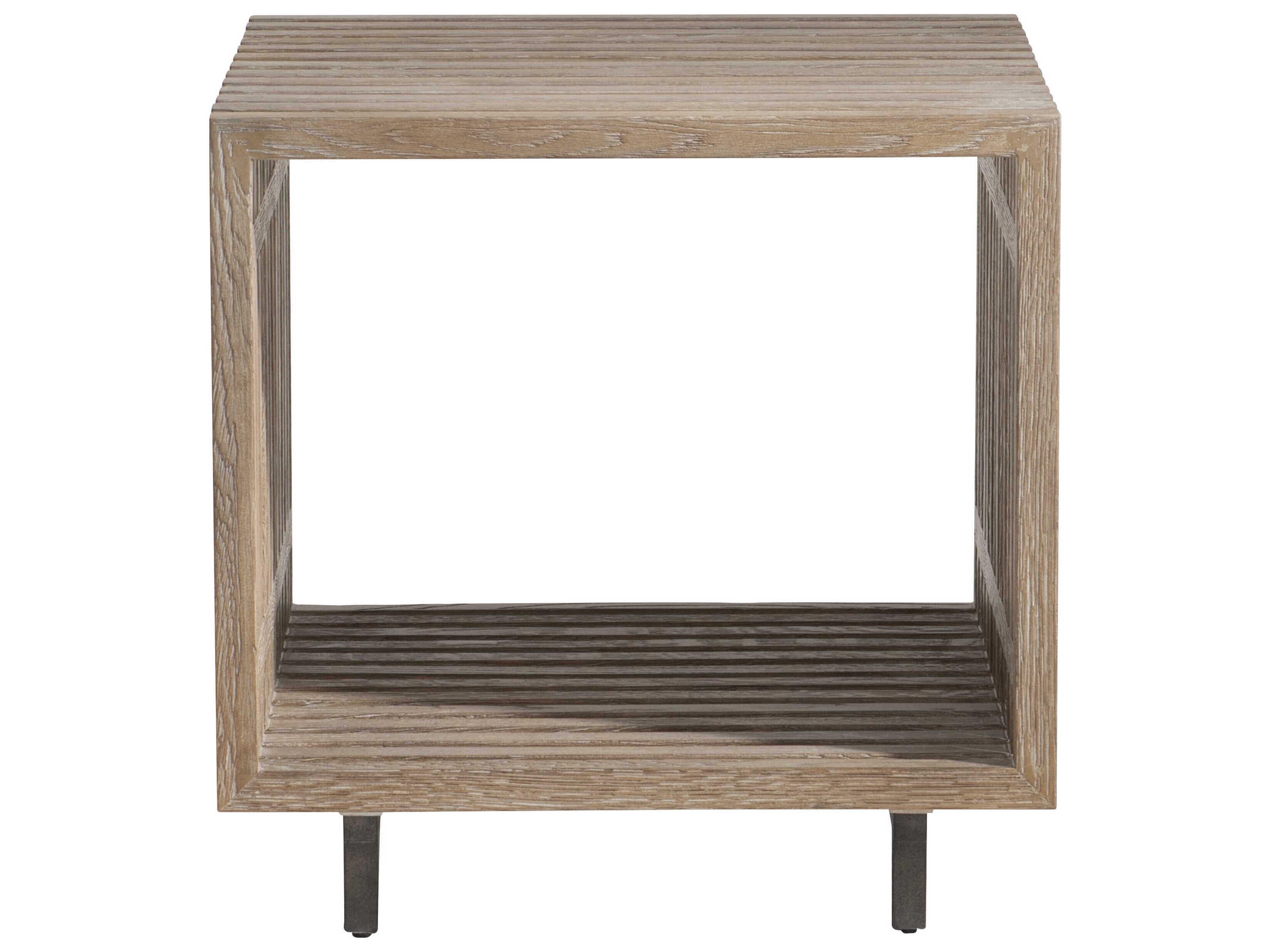 Bernhardt Brumley Square Wood Marcona End Table