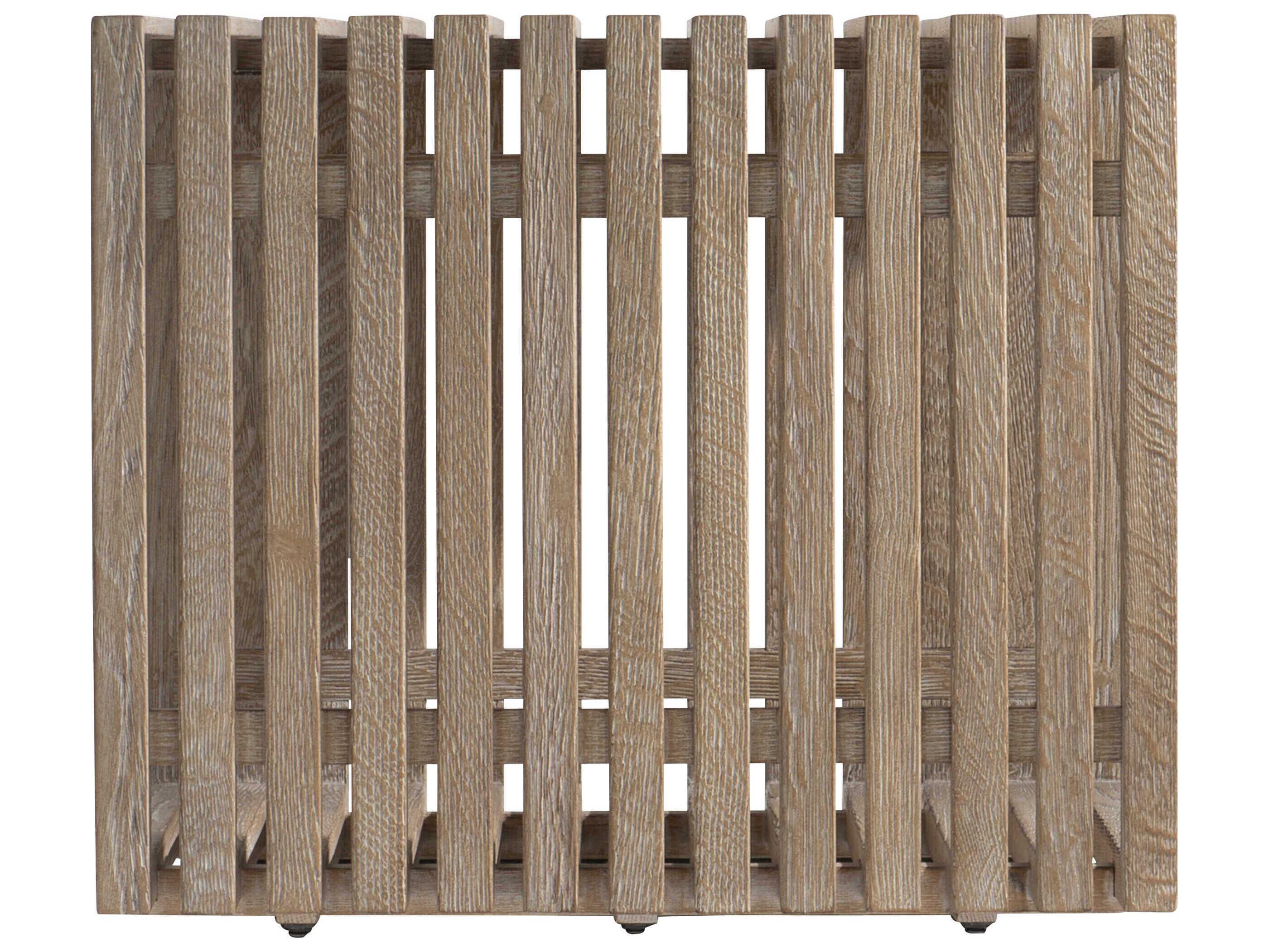 Bernhardt Brumley Square Wood Marcona End Table