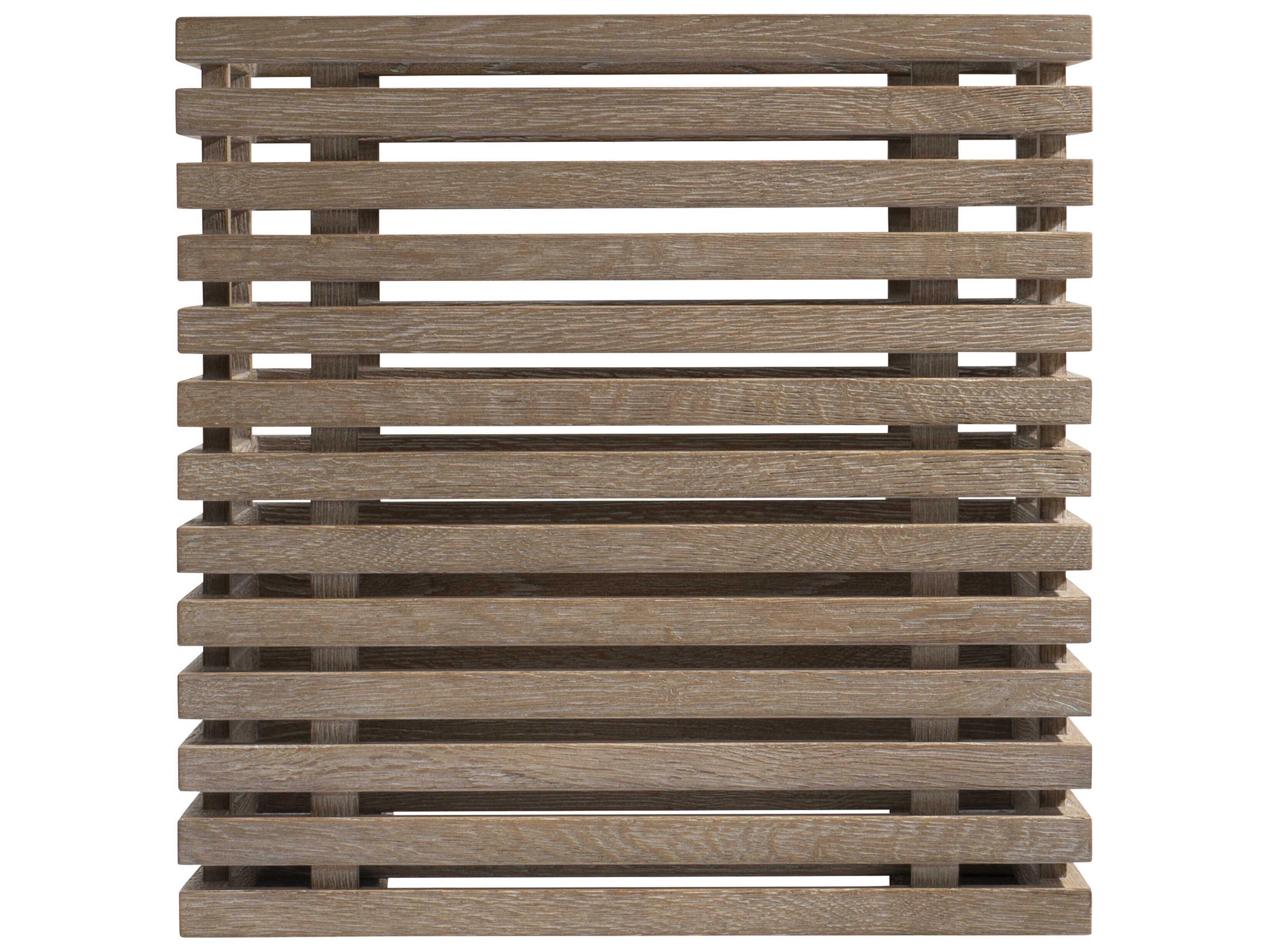 Bernhardt Brumley Square Wood Marcona End Table