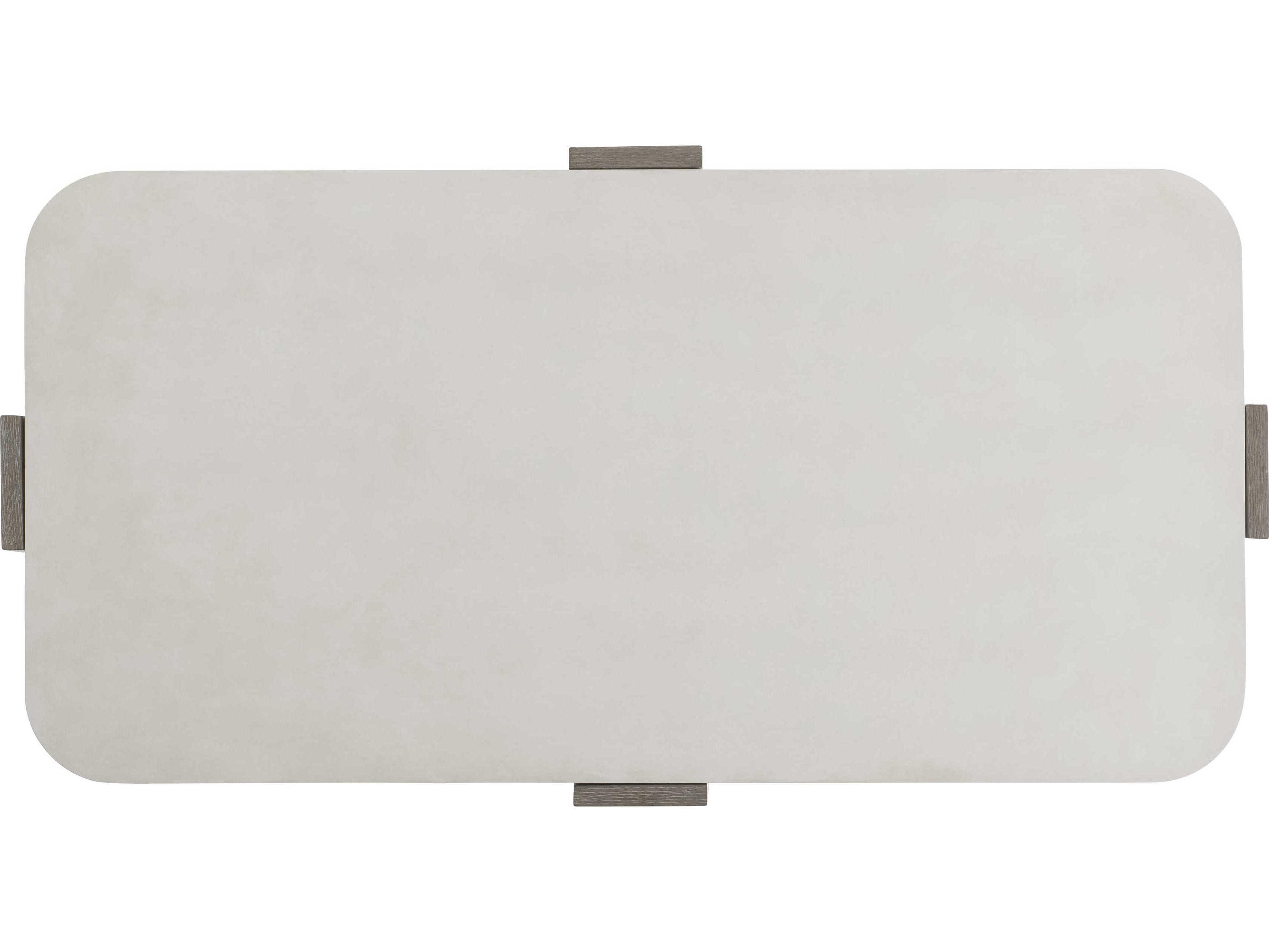 Bernhardt Gooding Rectangular Wood Sand Grey Flint Cocktail Table