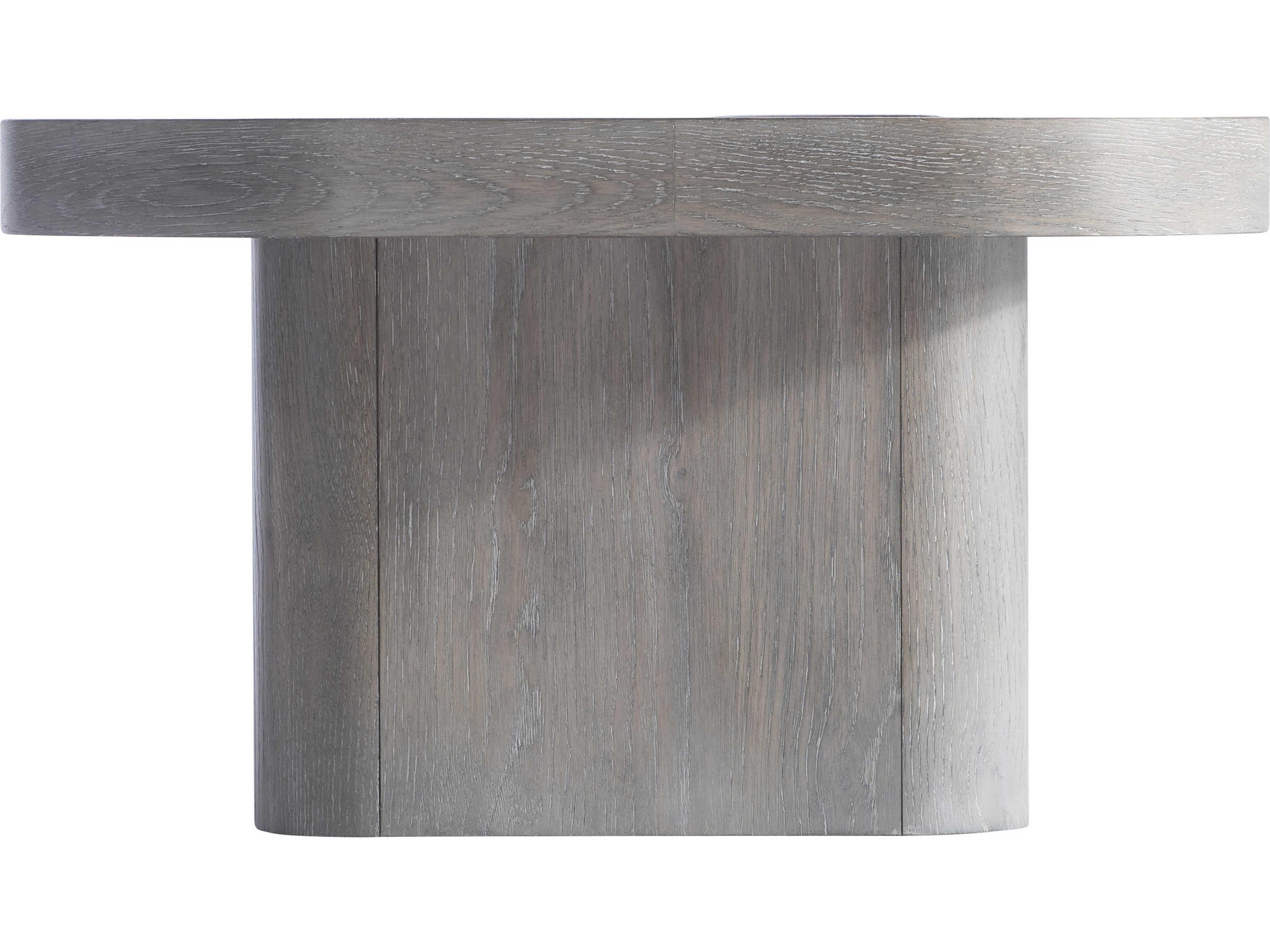 Bernhardt Marcato Rectangular Wood Cerused Greige Cocktail Table