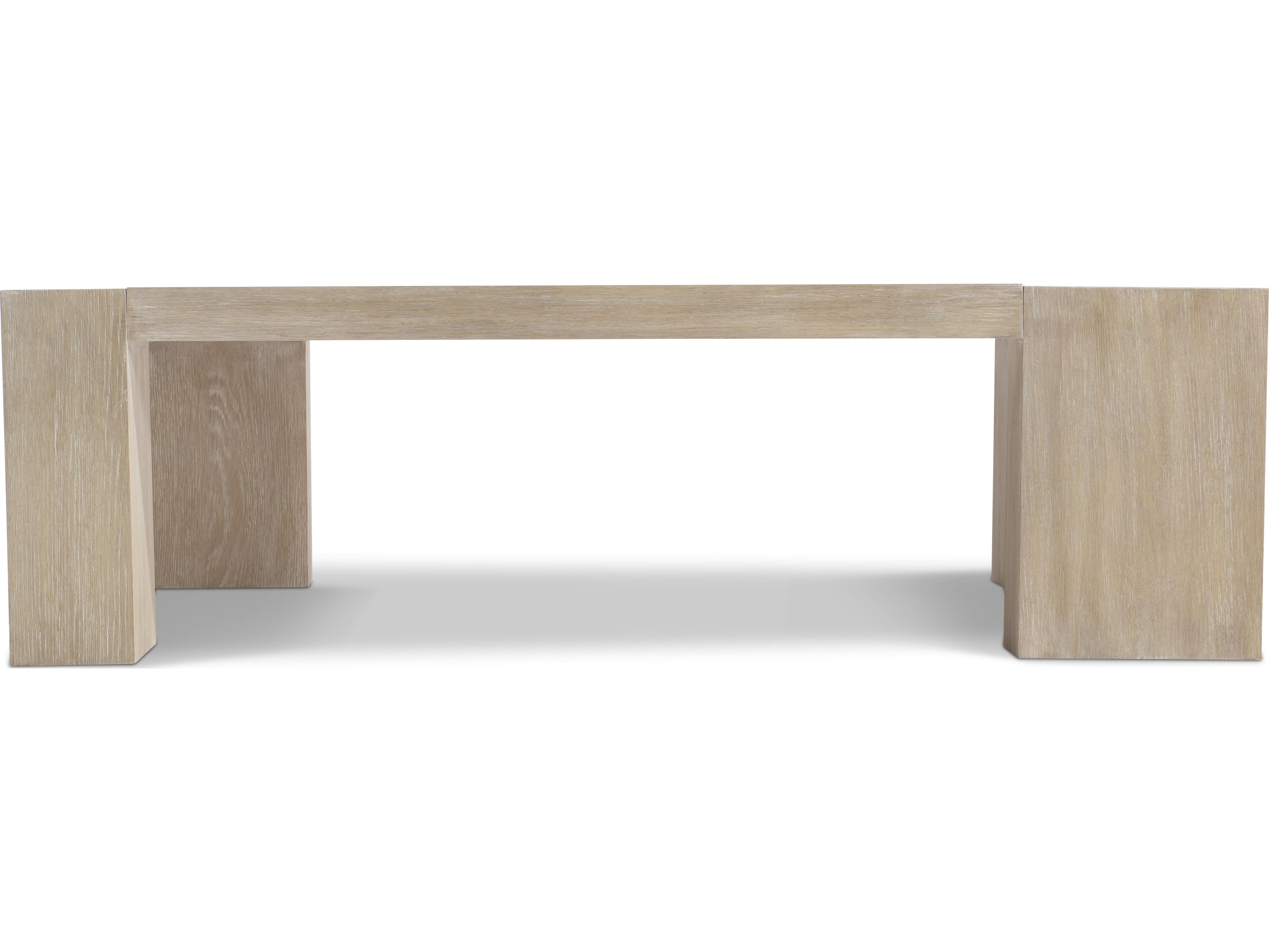 Bernhardt Darsa Square Wood Brown Coffee Table