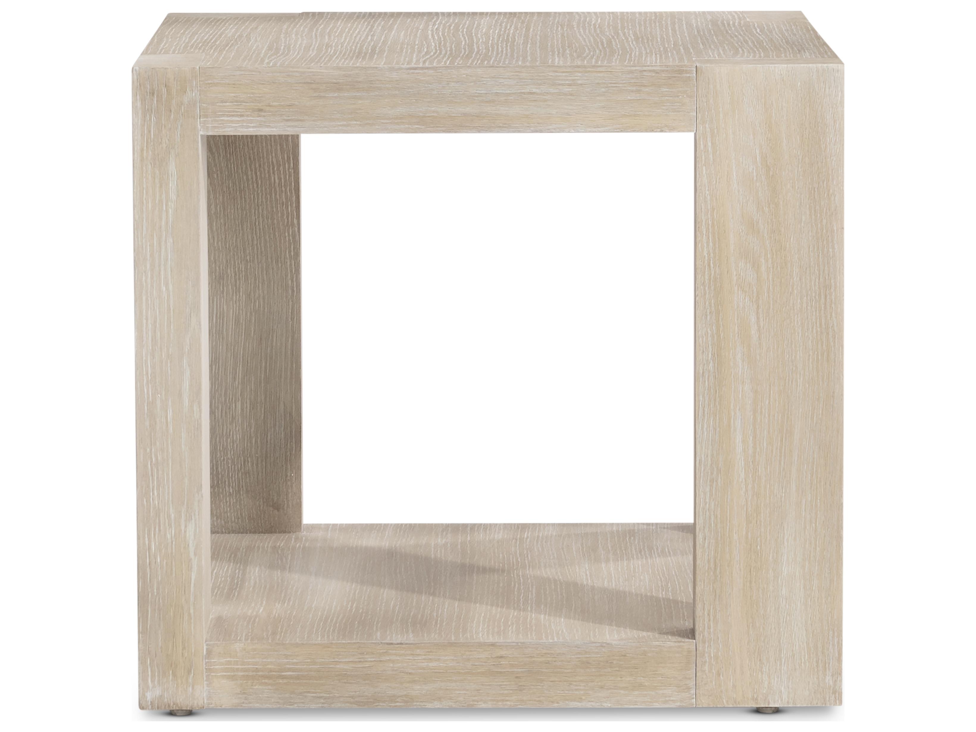 Bernhardt Darsa Square Wood Brown End Table