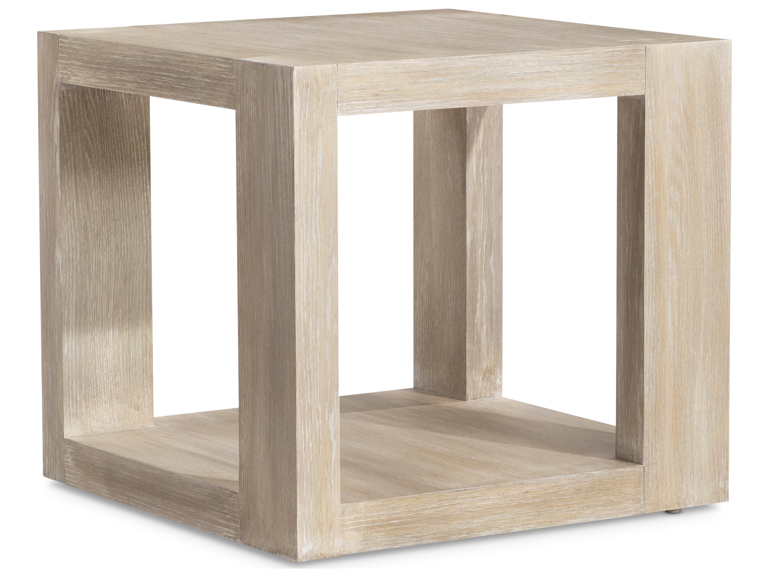 Bernhardt Darsa Square Wood Brown End Table