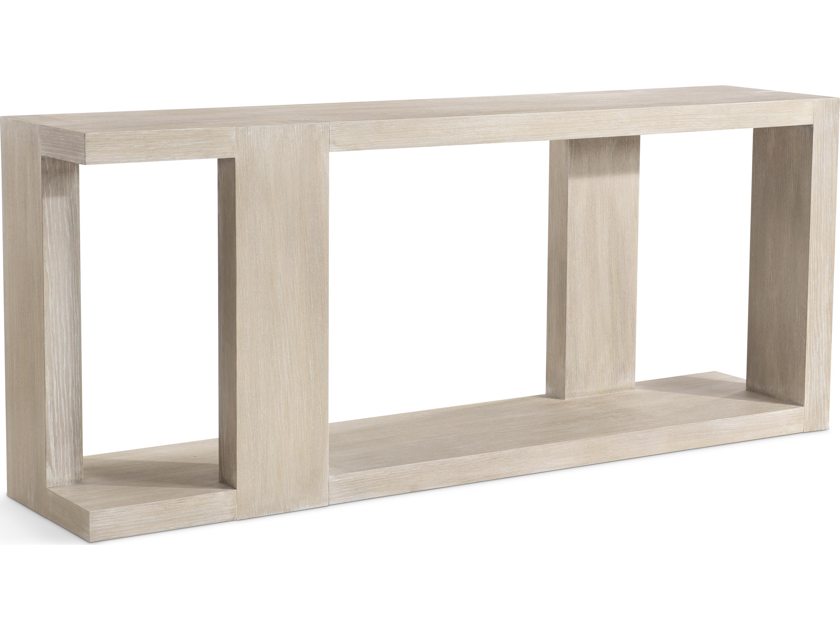 Bernhardt Darsa Rectangular Wood Brown Console Table