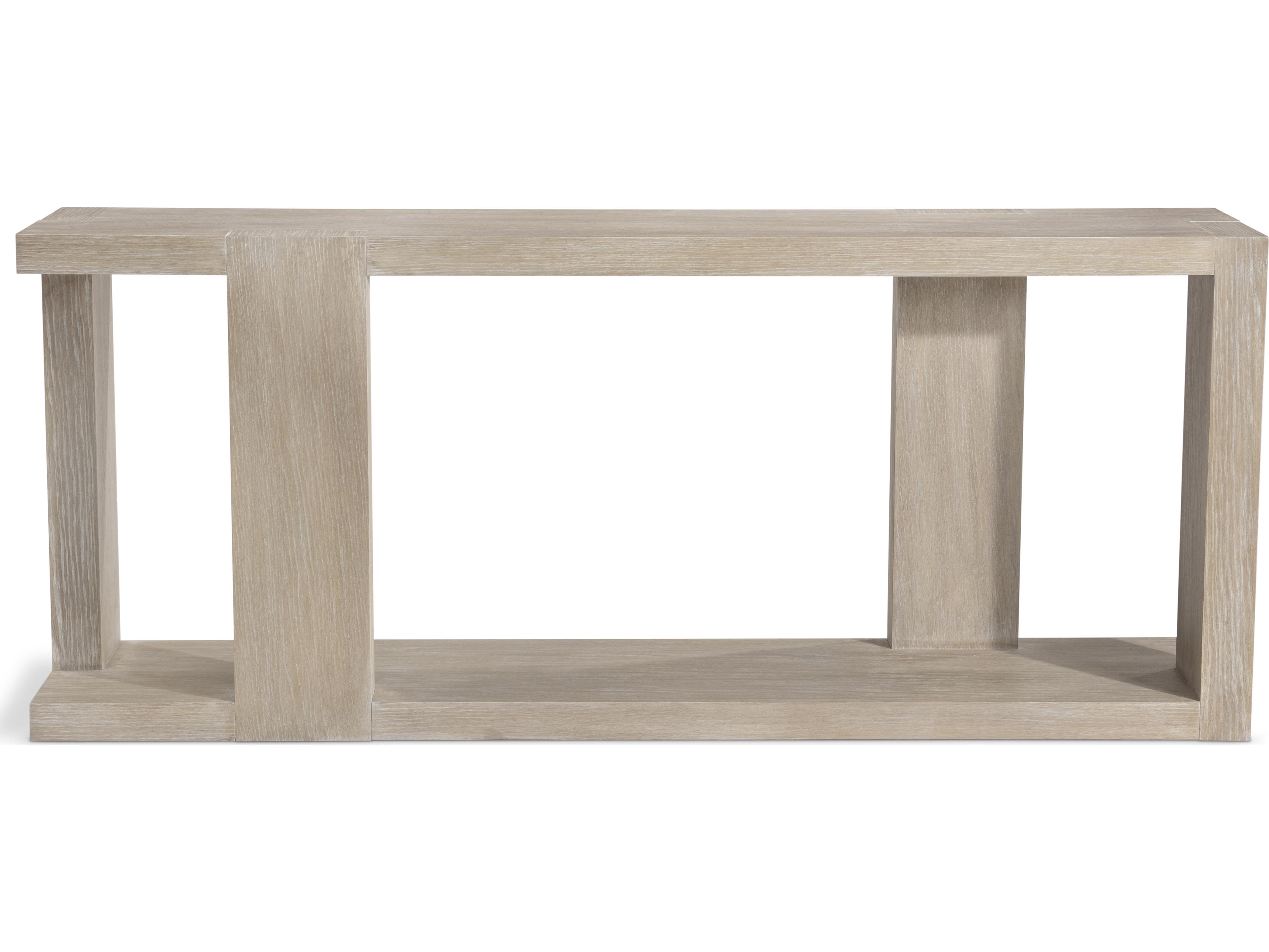 Bernhardt Darsa Rectangular Wood Brown Console Table