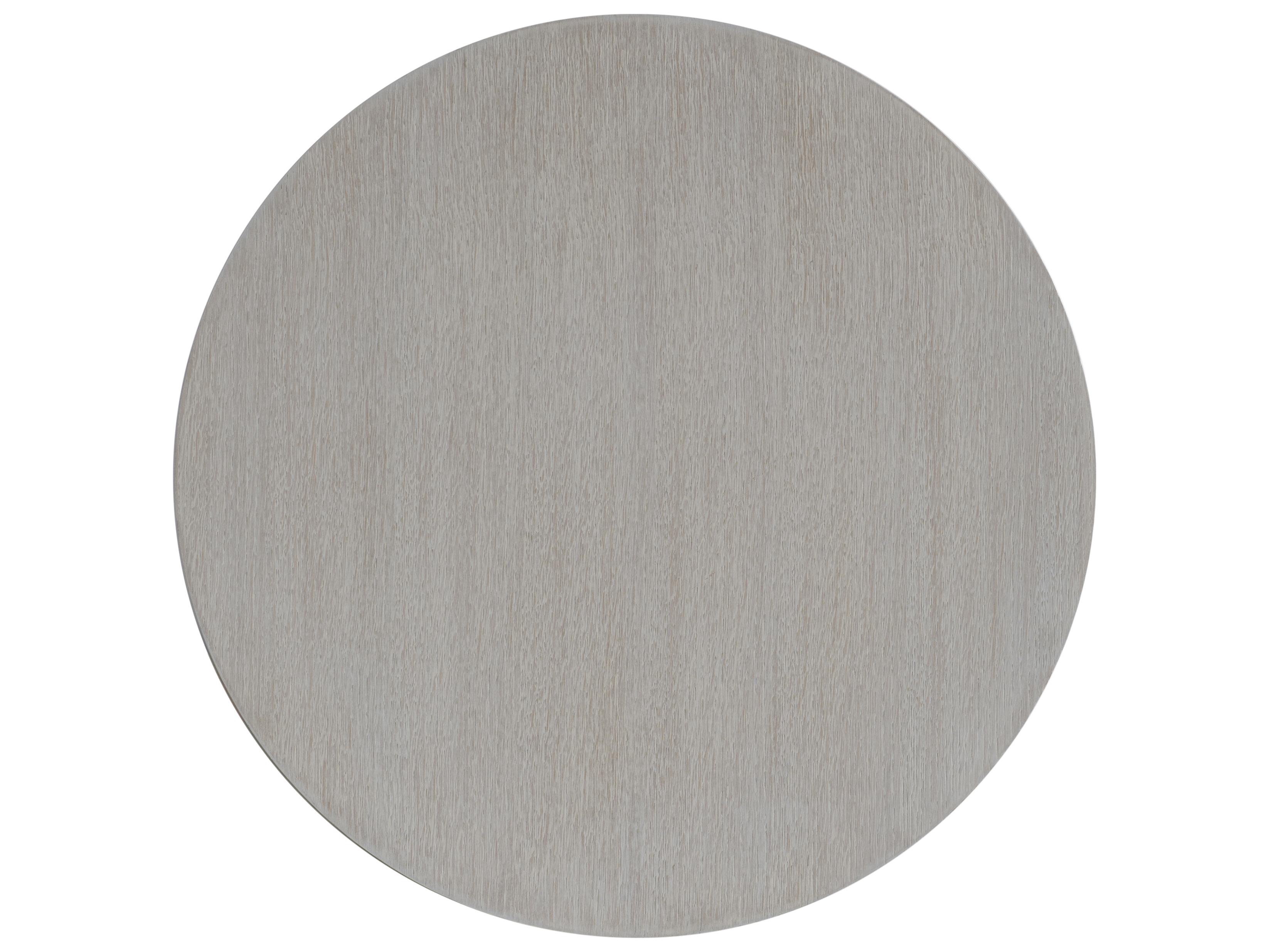 Bernhardt Turo Round Wood End Table