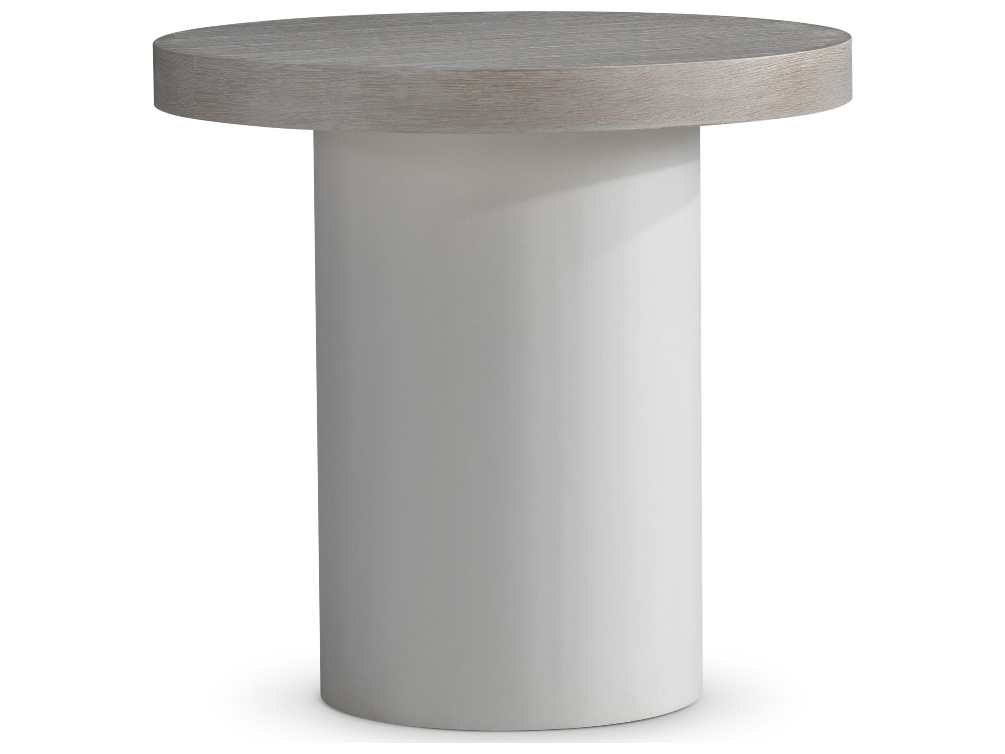 Bernhardt Turo Round Wood End Table