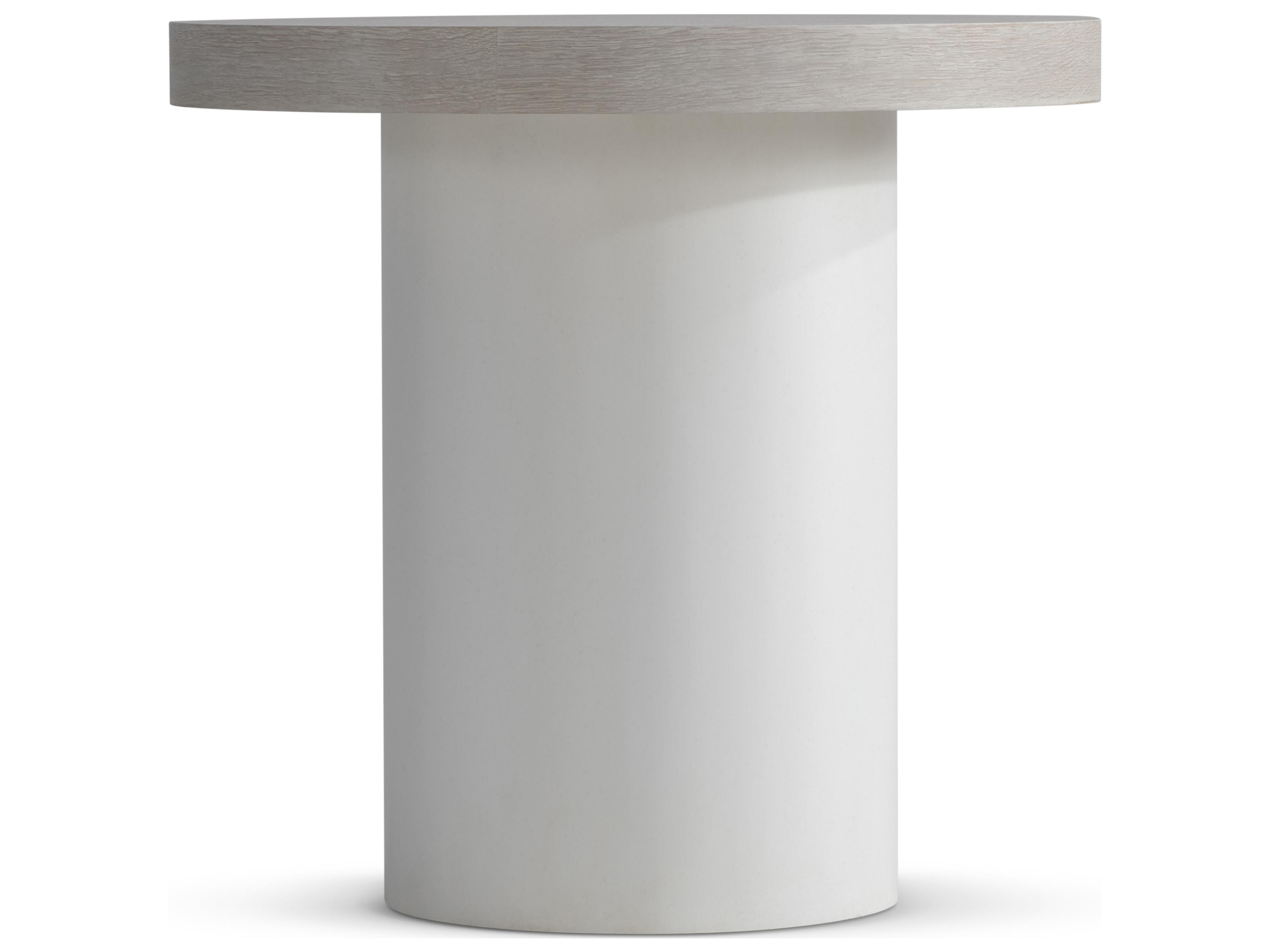 Bernhardt Turo Round Wood End Table