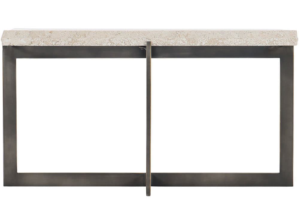 Bernhardt Hathaway Rectangular Stone Bunching Cocktail Table