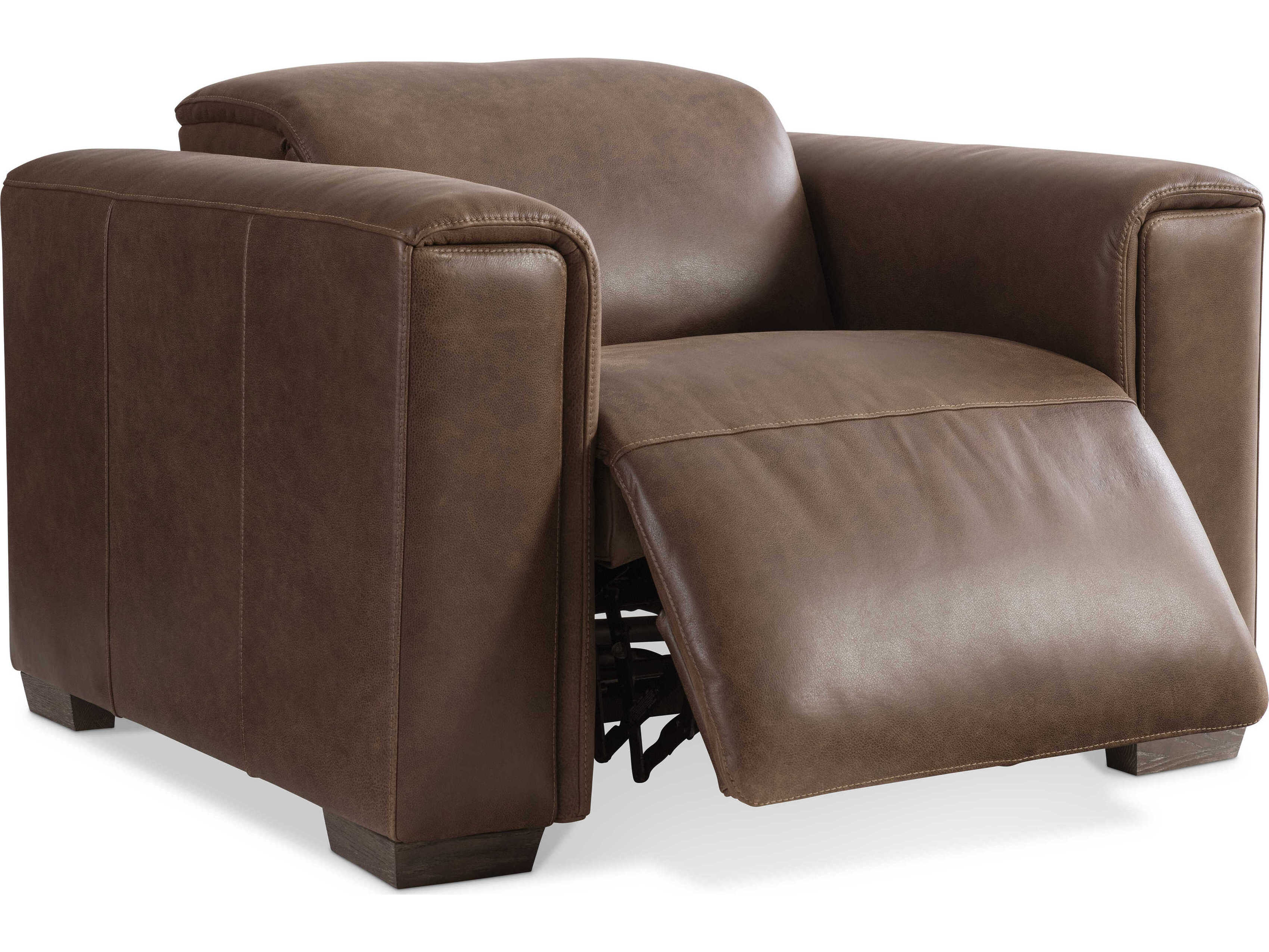 Bernhardt Billings Brown Leather Recliner
