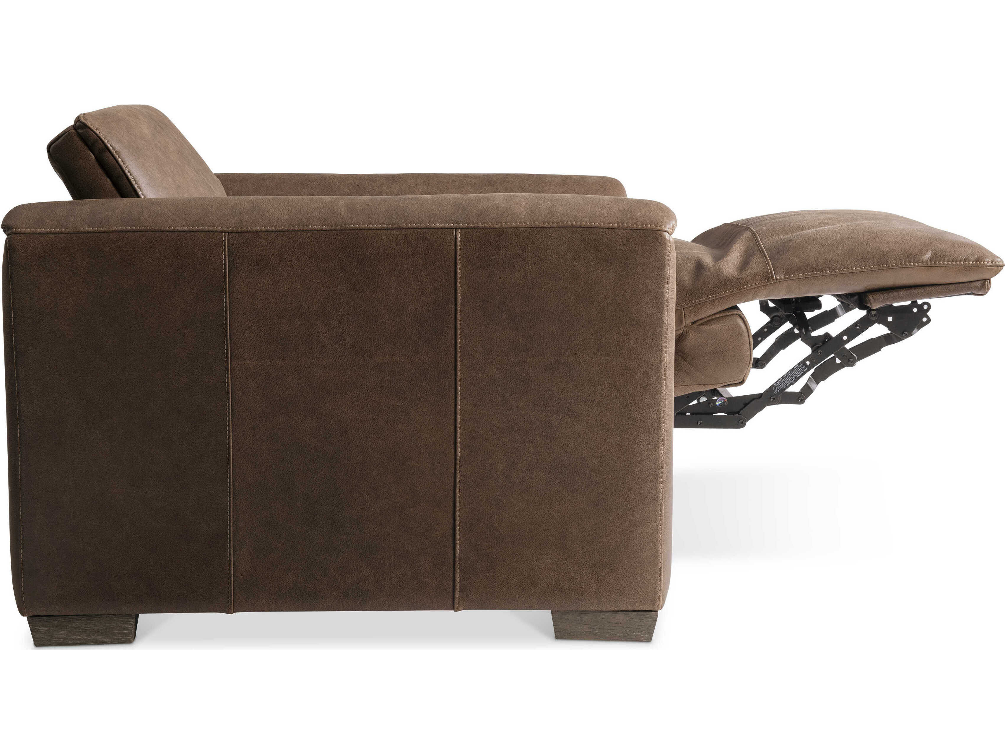 Bernhardt Billings Brown Leather Recliner