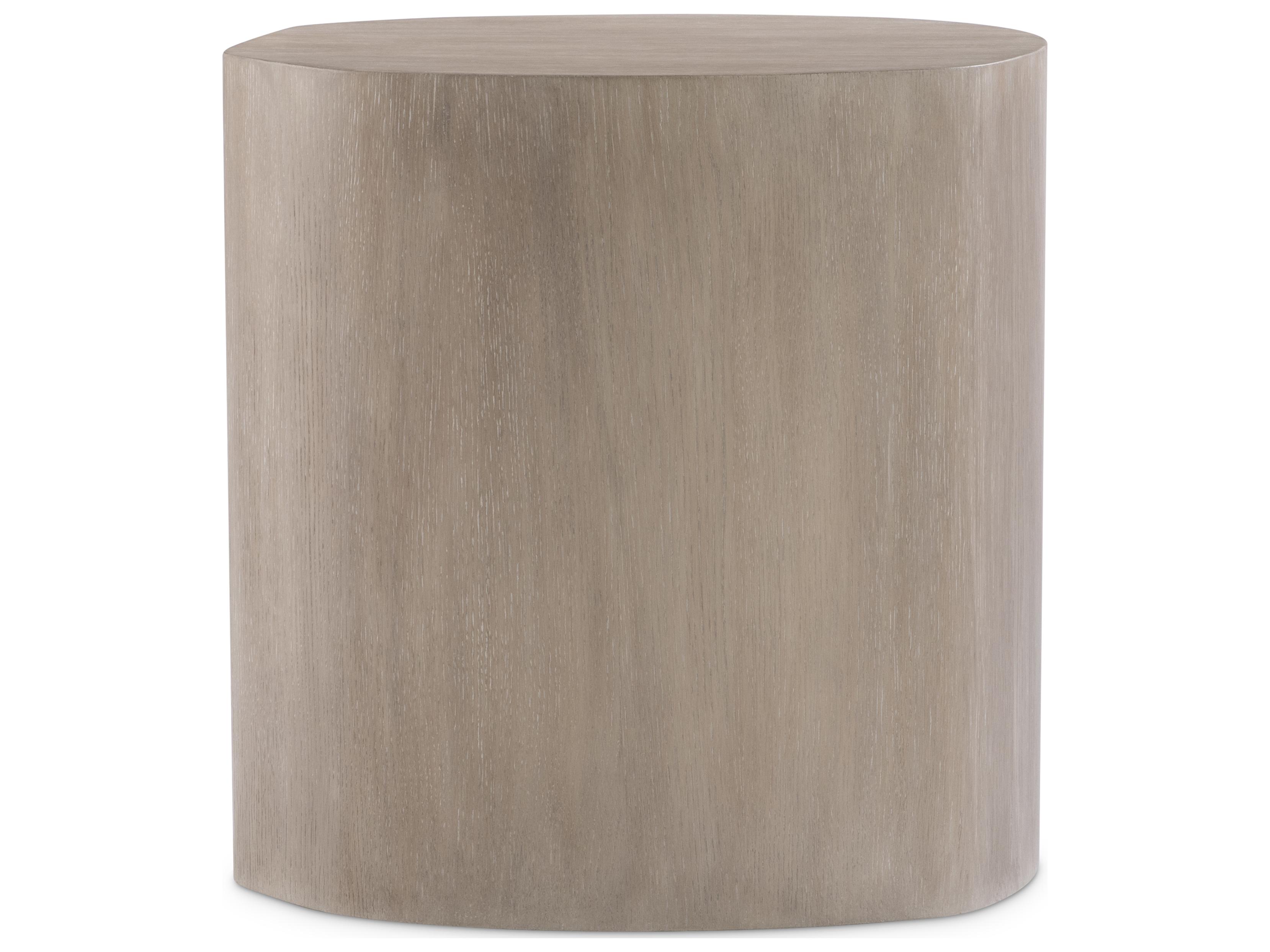 Bernhardt Weston Oval Wood Brown End Table