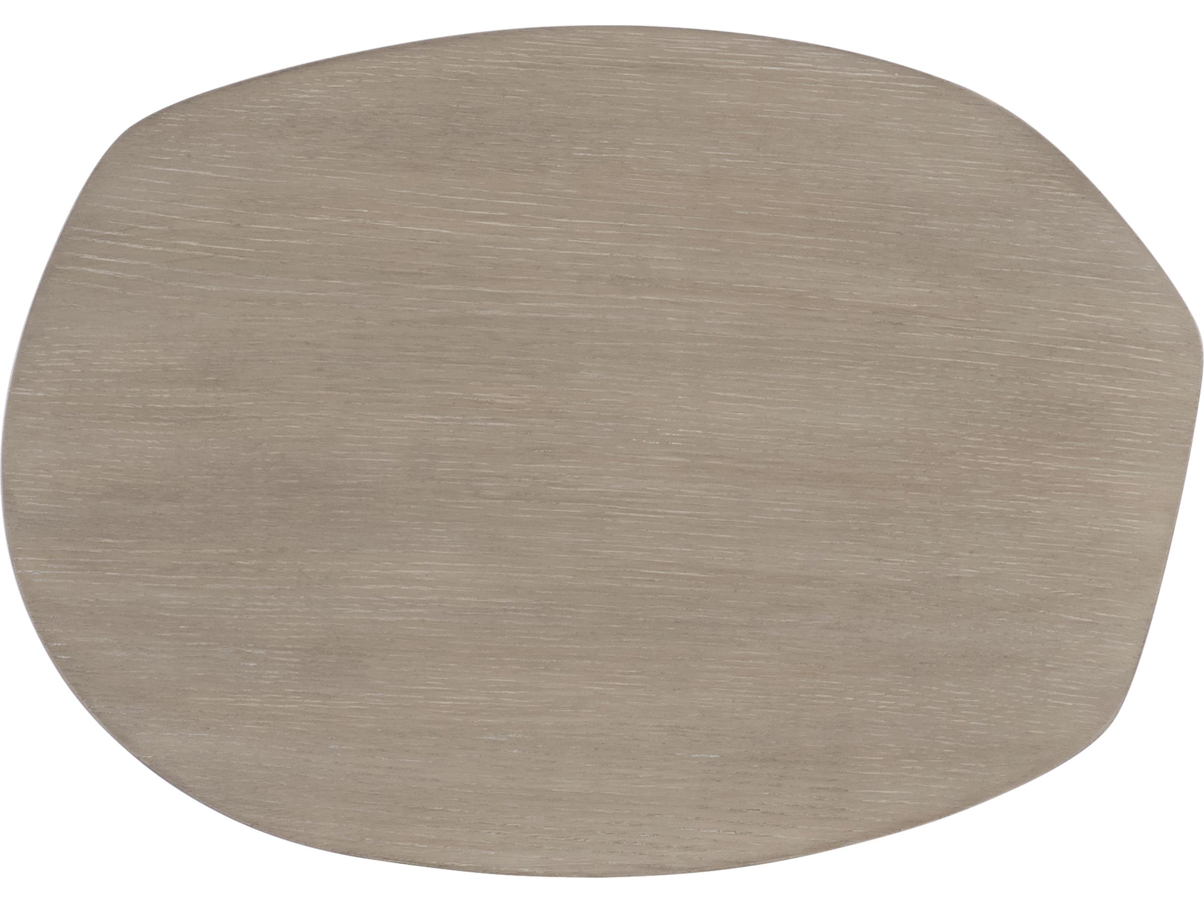 Bernhardt Weston Oval Wood Brown End Table