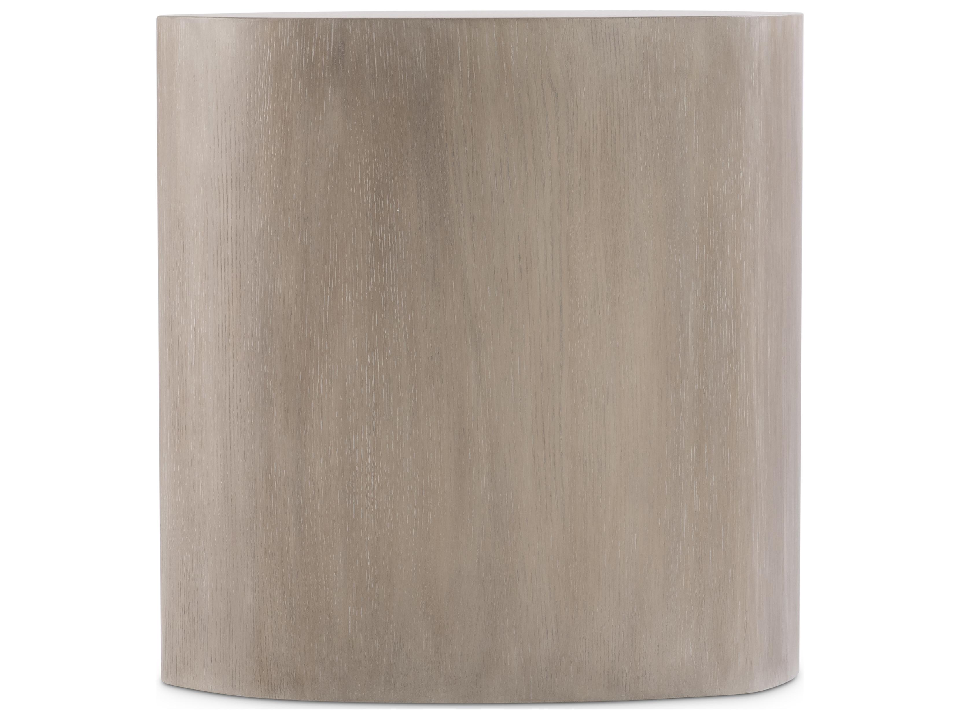 Bernhardt Weston Oval Wood Brown End Table