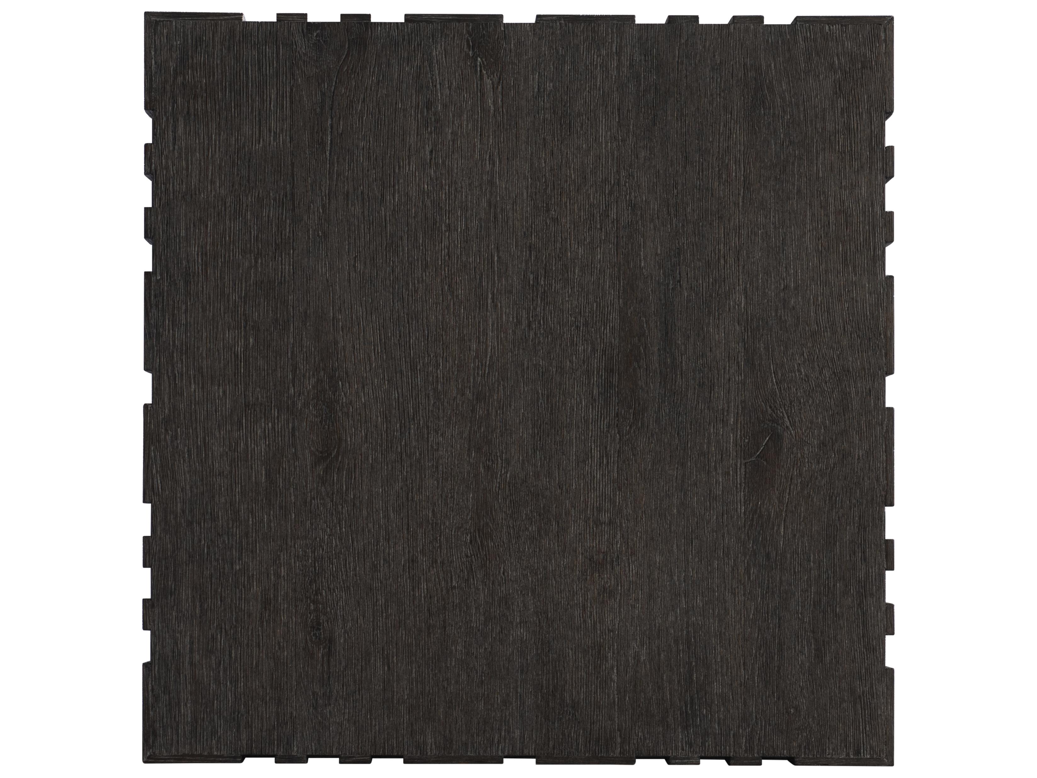 Bernhardt Cowley Square Wood Dark Brown End Table