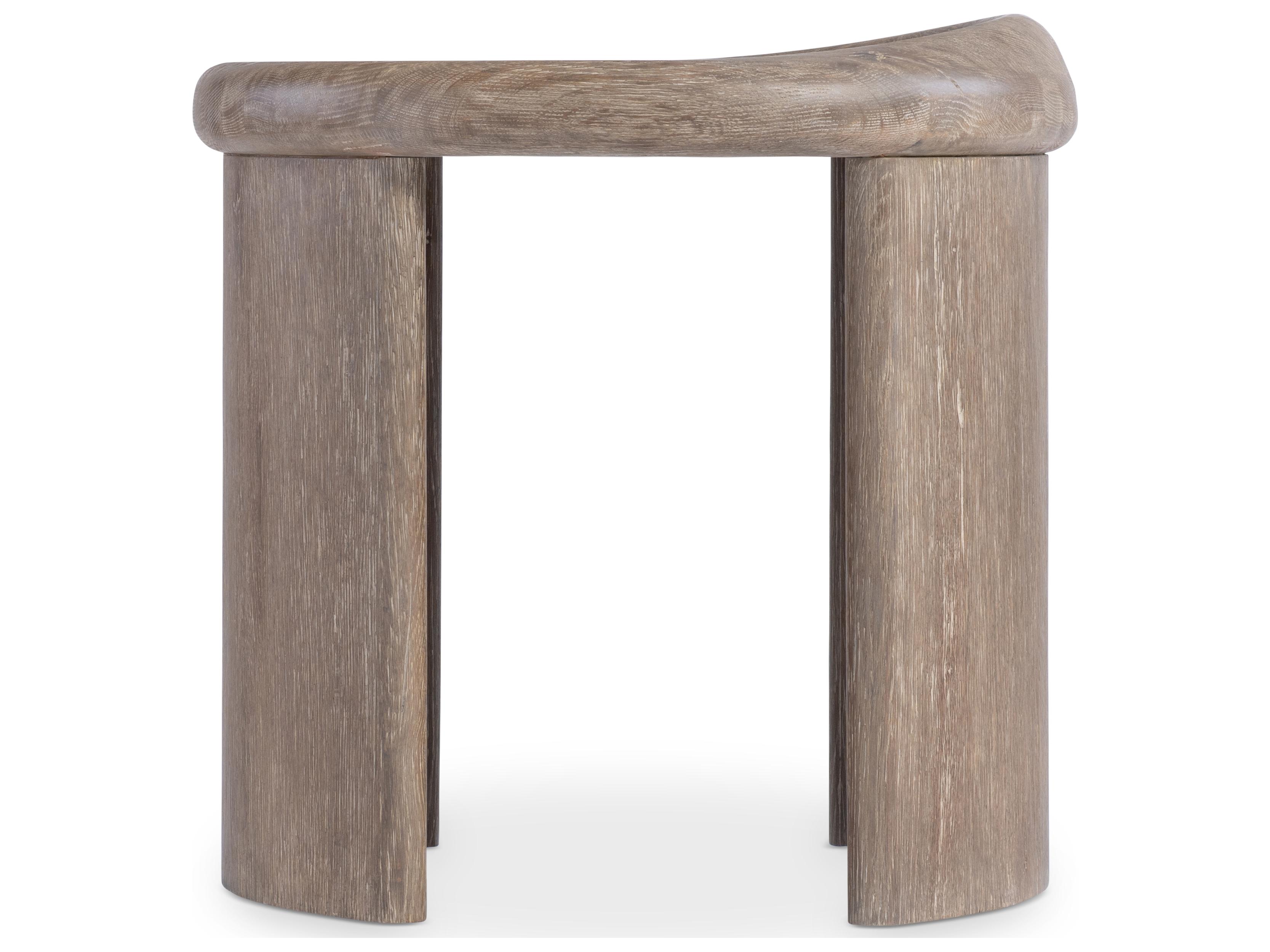 Bernhardt Bryant Round Resin Brown End Table