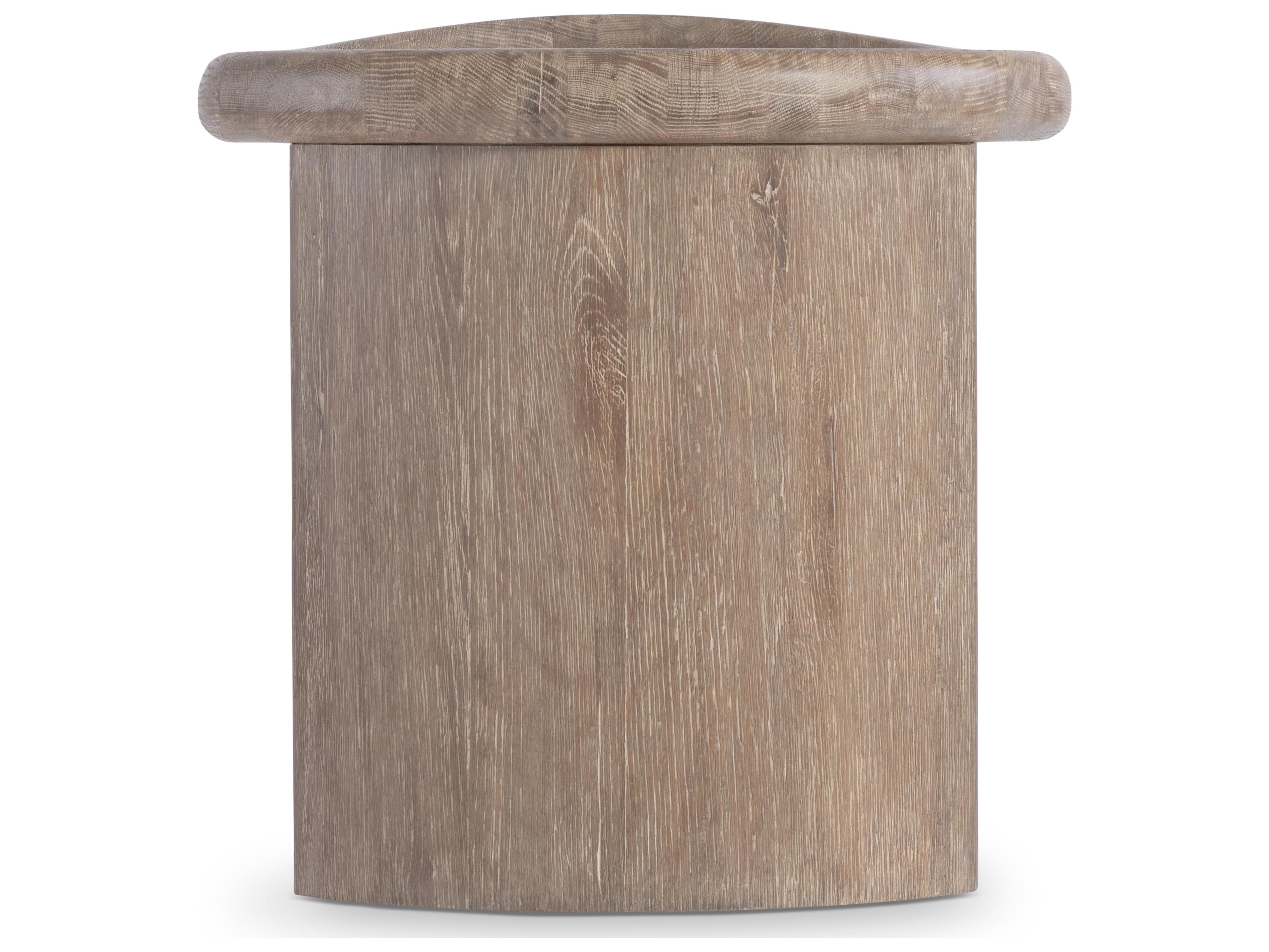 Bernhardt Bryant Round Resin Brown End Table