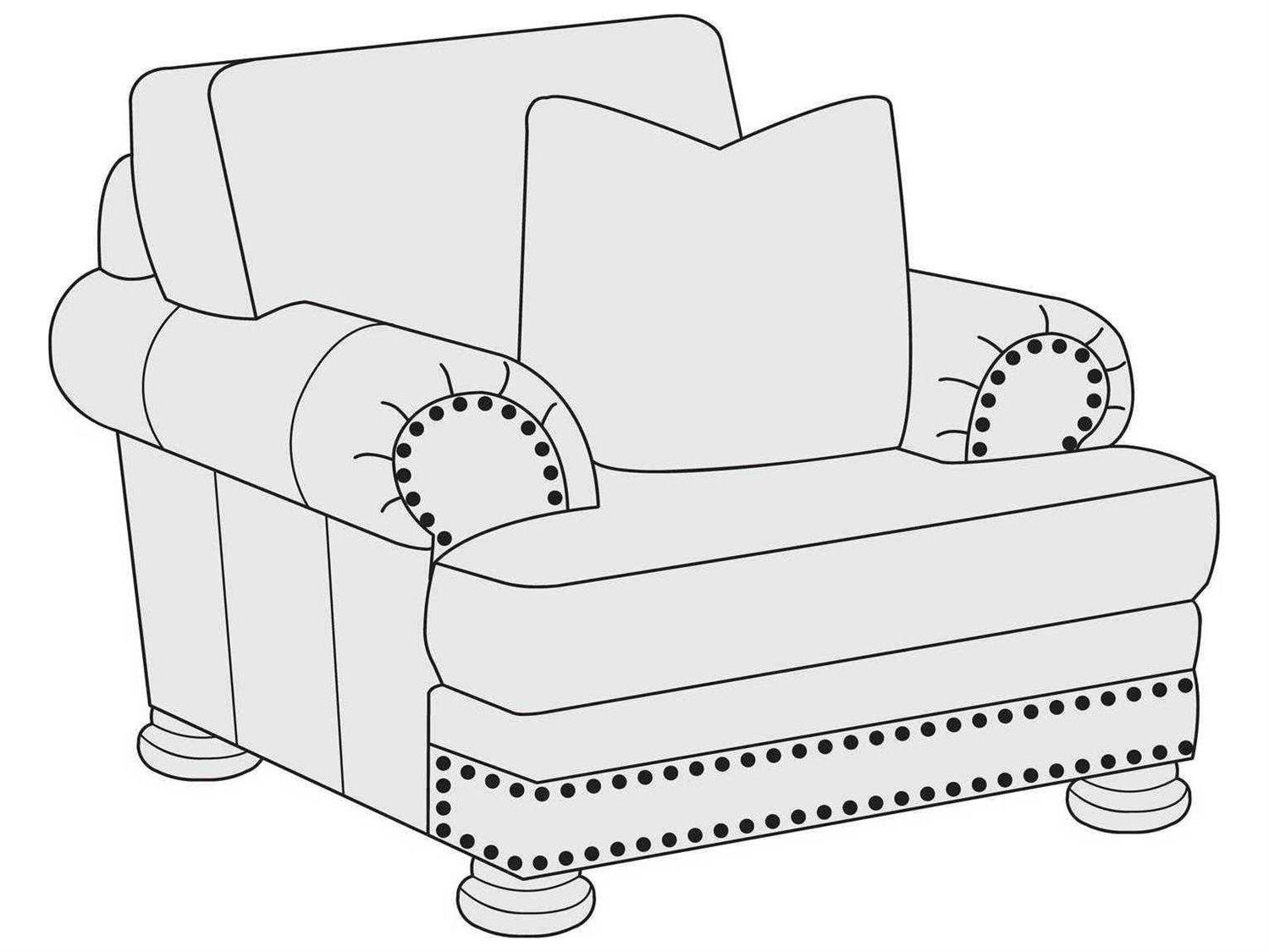 Bernhardt Foster Leather Accent Chair