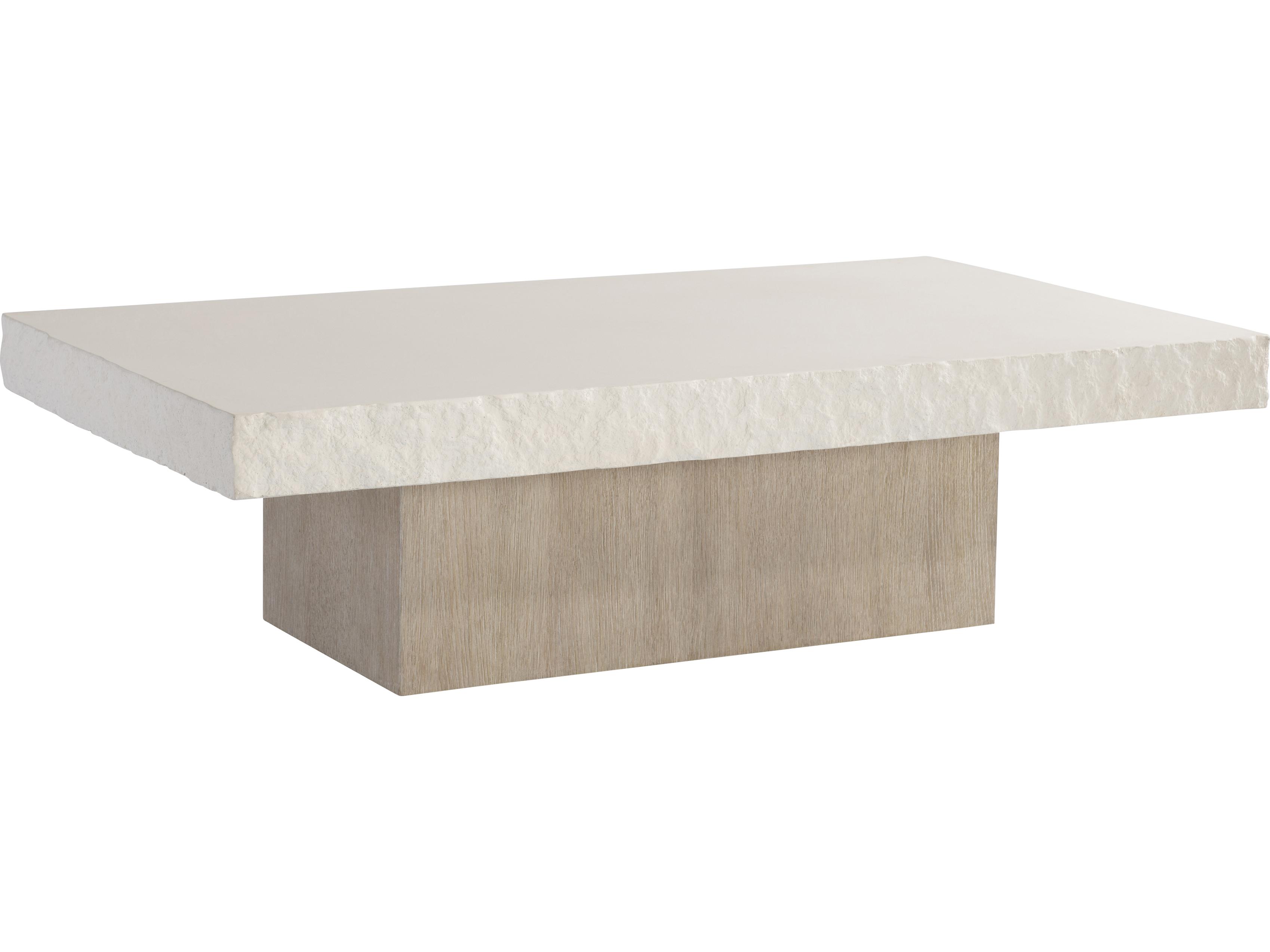 Bernhardt Beauclair Rectangular Concrete Coffee Table