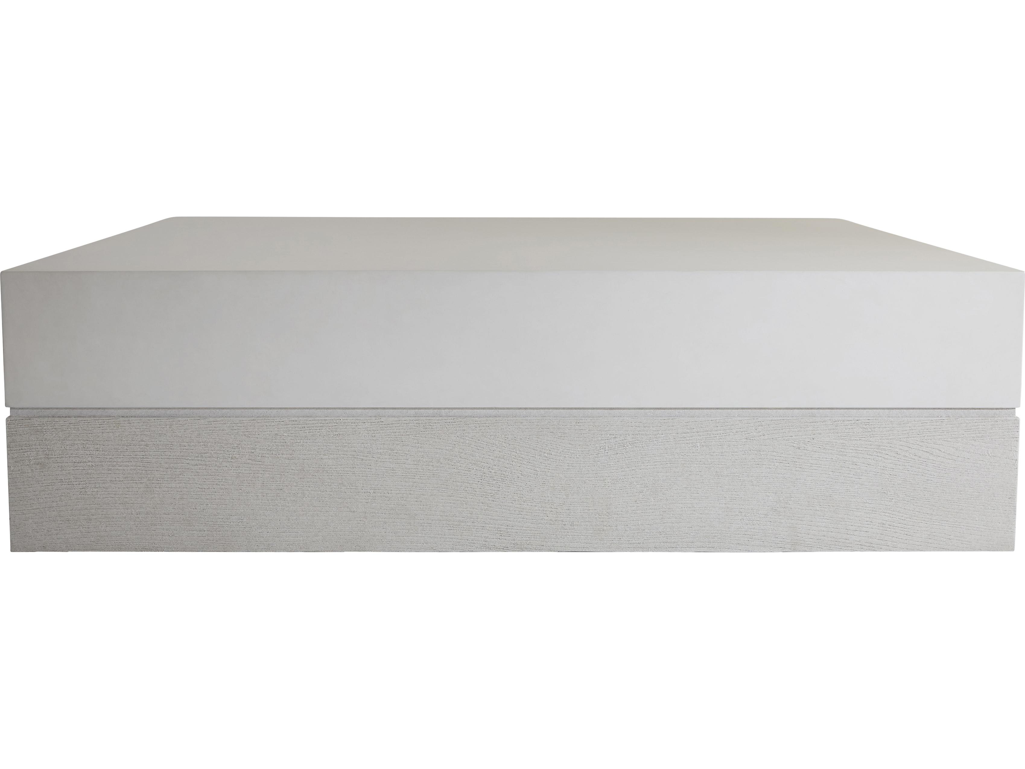 Bernhardt Ellison Square Faux Stone Coffee Table