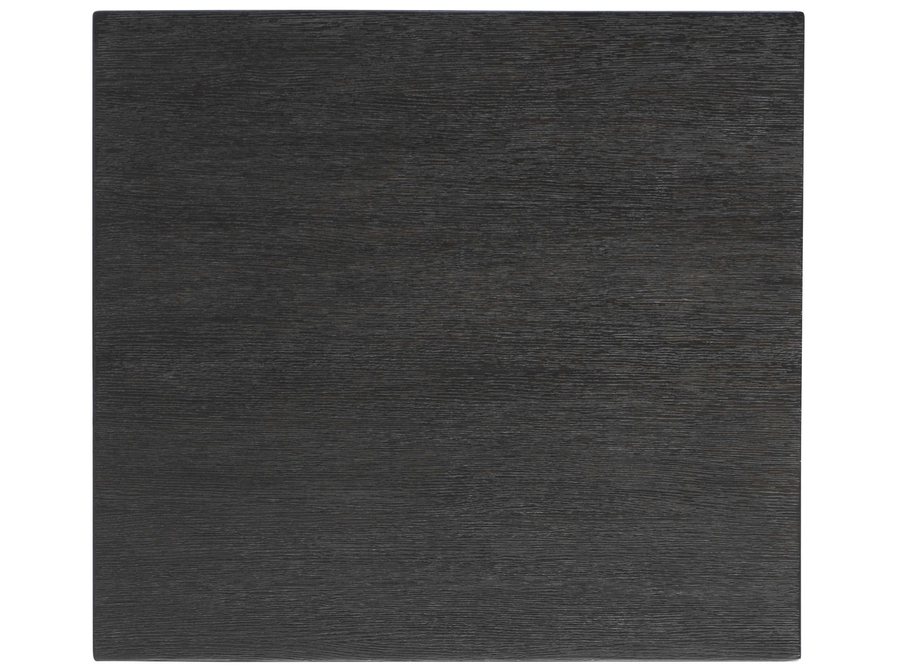 Bernhardt Micah Rectangular Wood Black Truffle End Table