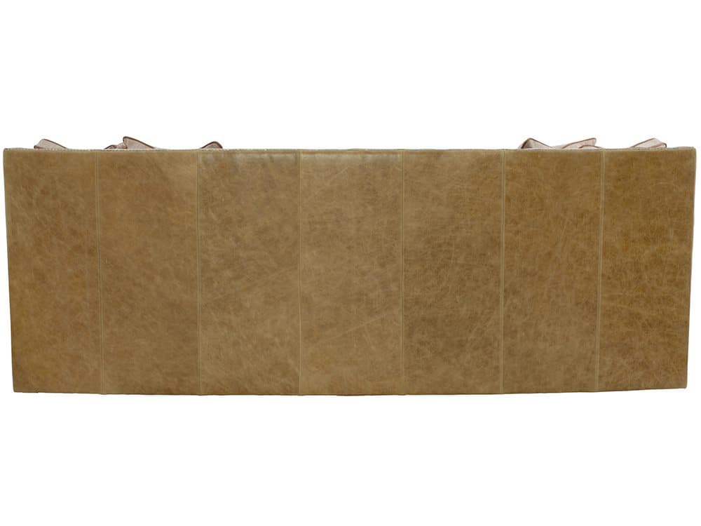 Bernhardt Candace Tufted Brown Leather Sofa