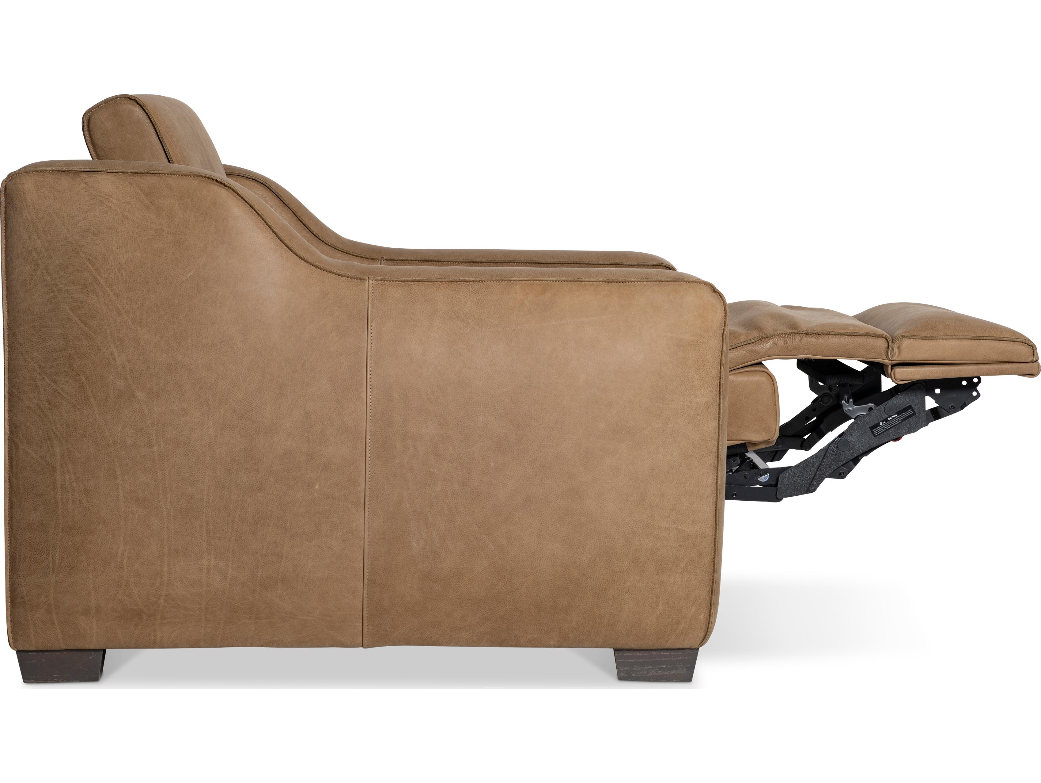 Bernhardt Flynn Beige Leather Accent Chair