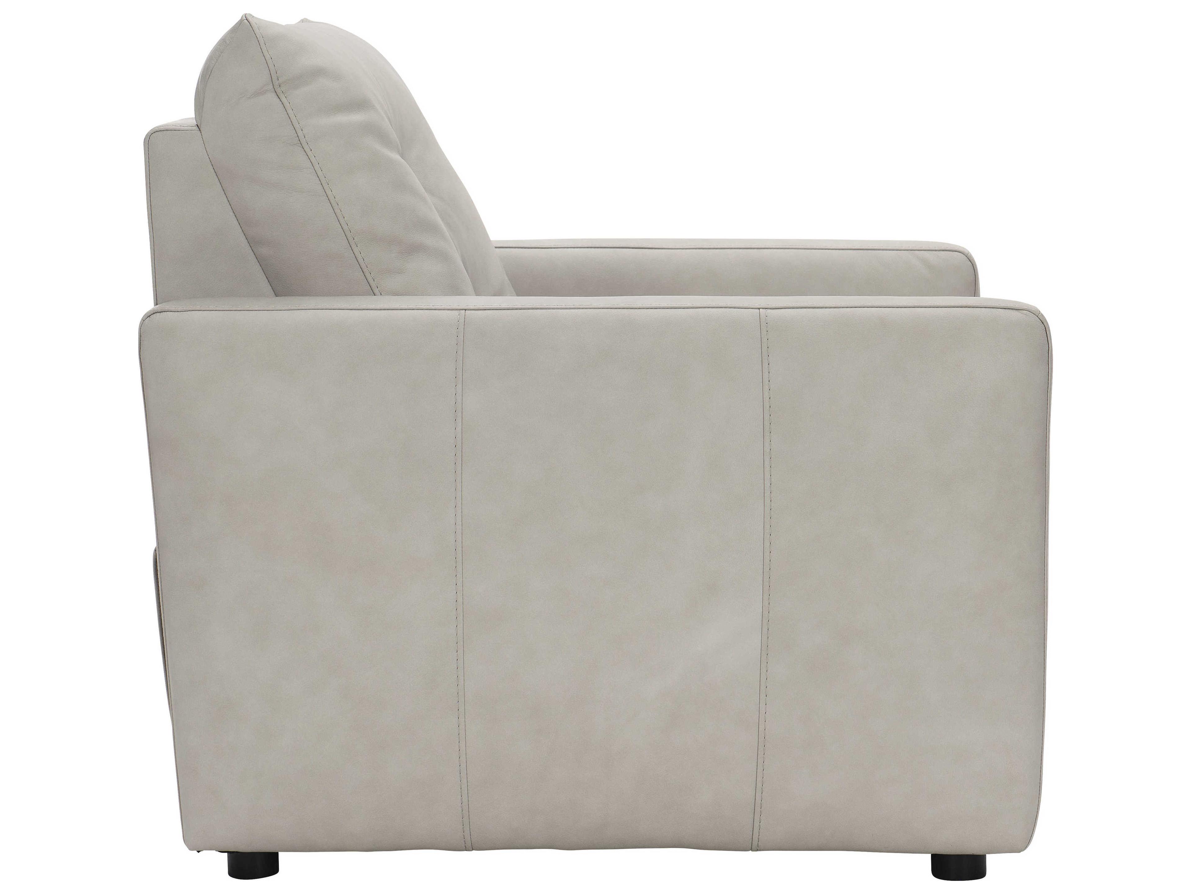 Bernhardt Kaya Power Motion White Leather Recliner