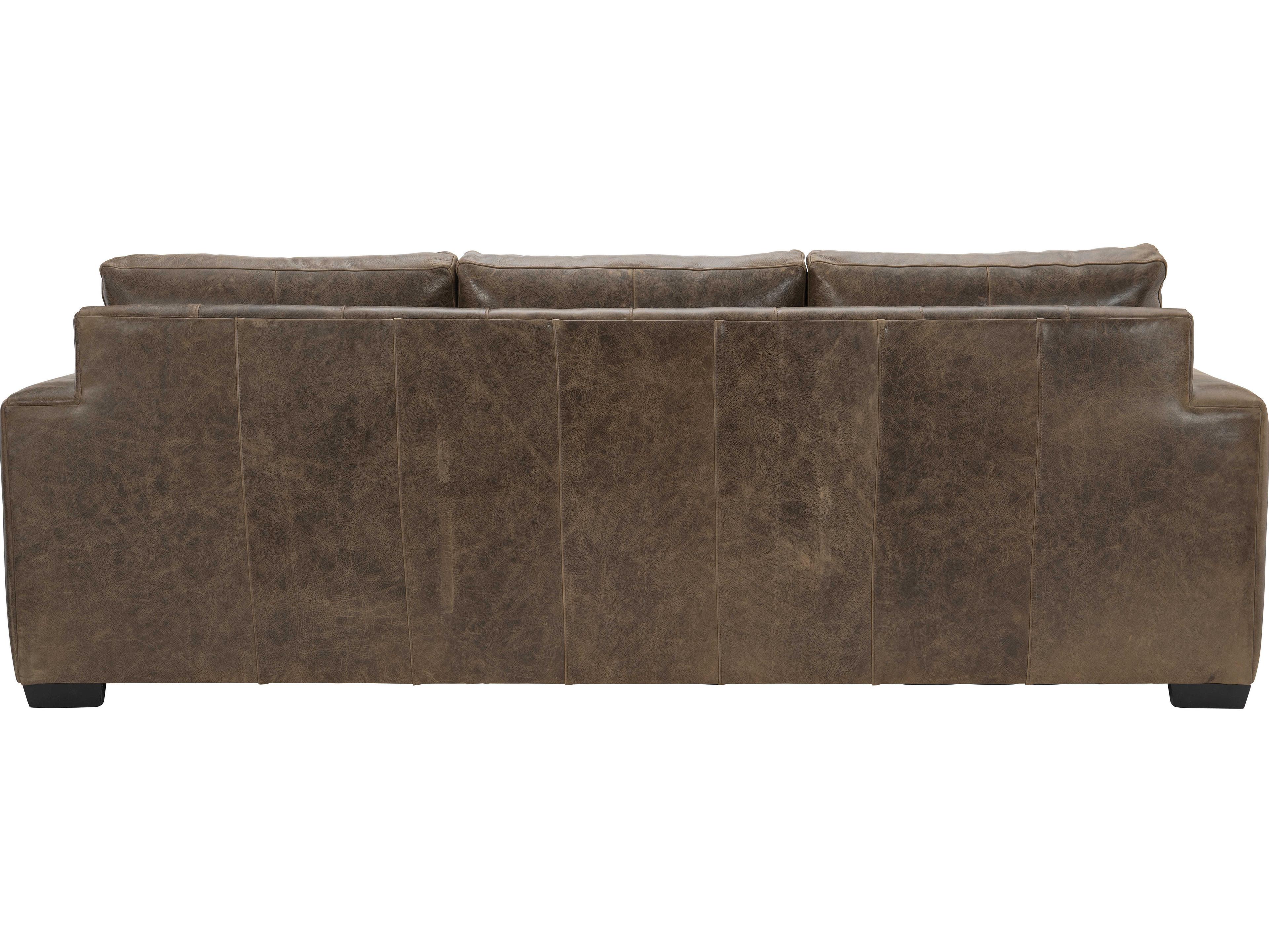 Bernhardt Dawkins Leather Sofa