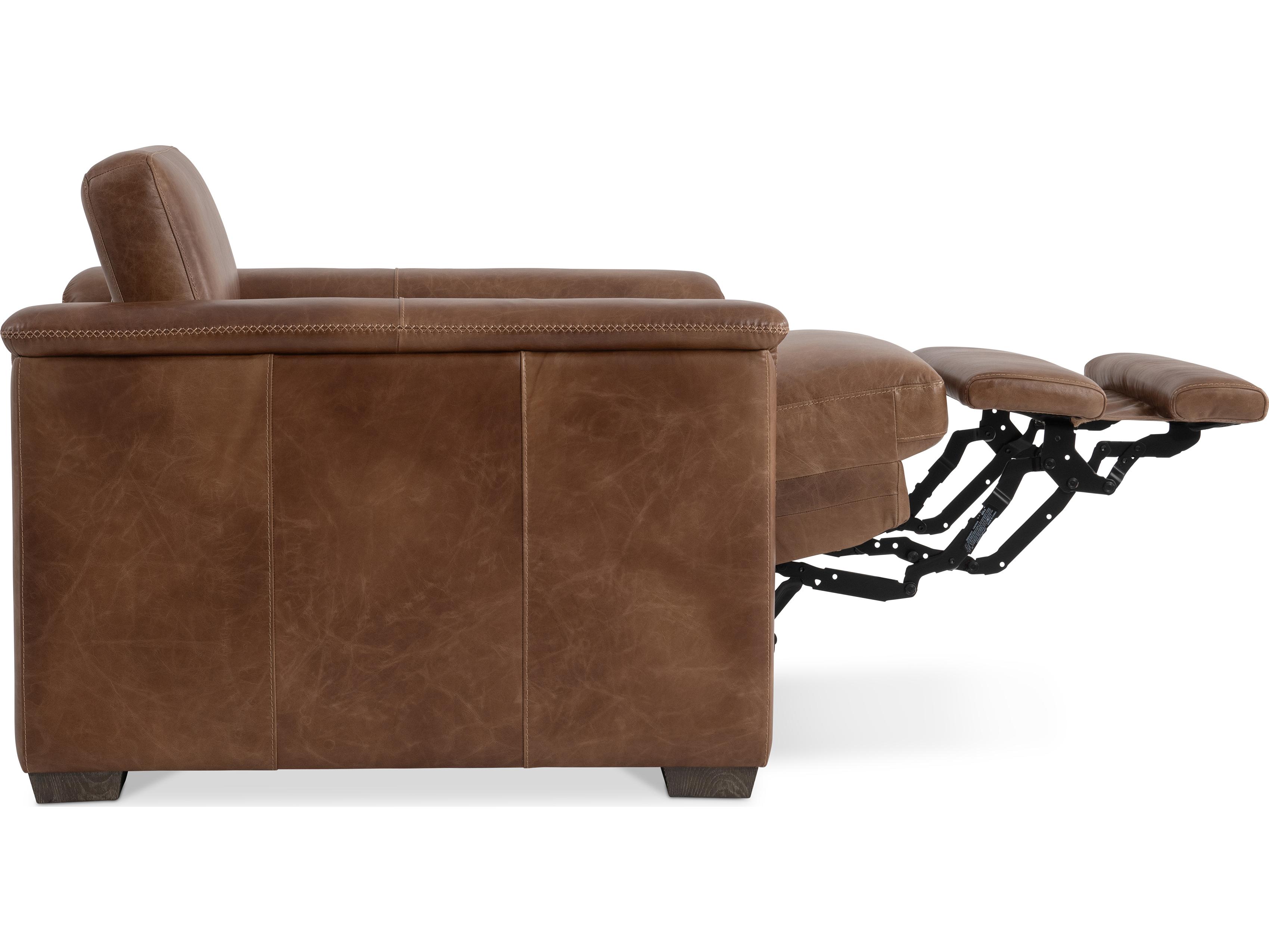 Bernhardt Lioni Brown Leather Recliner