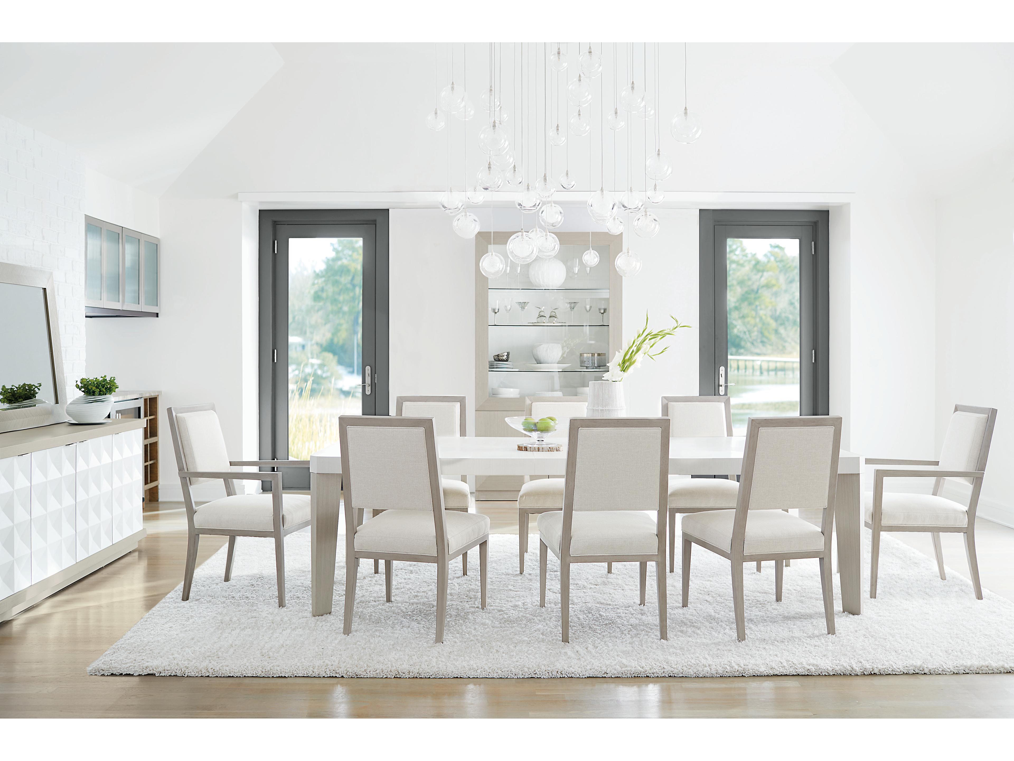 Bernhardt Axiom Poplar Wood Dining Room Set