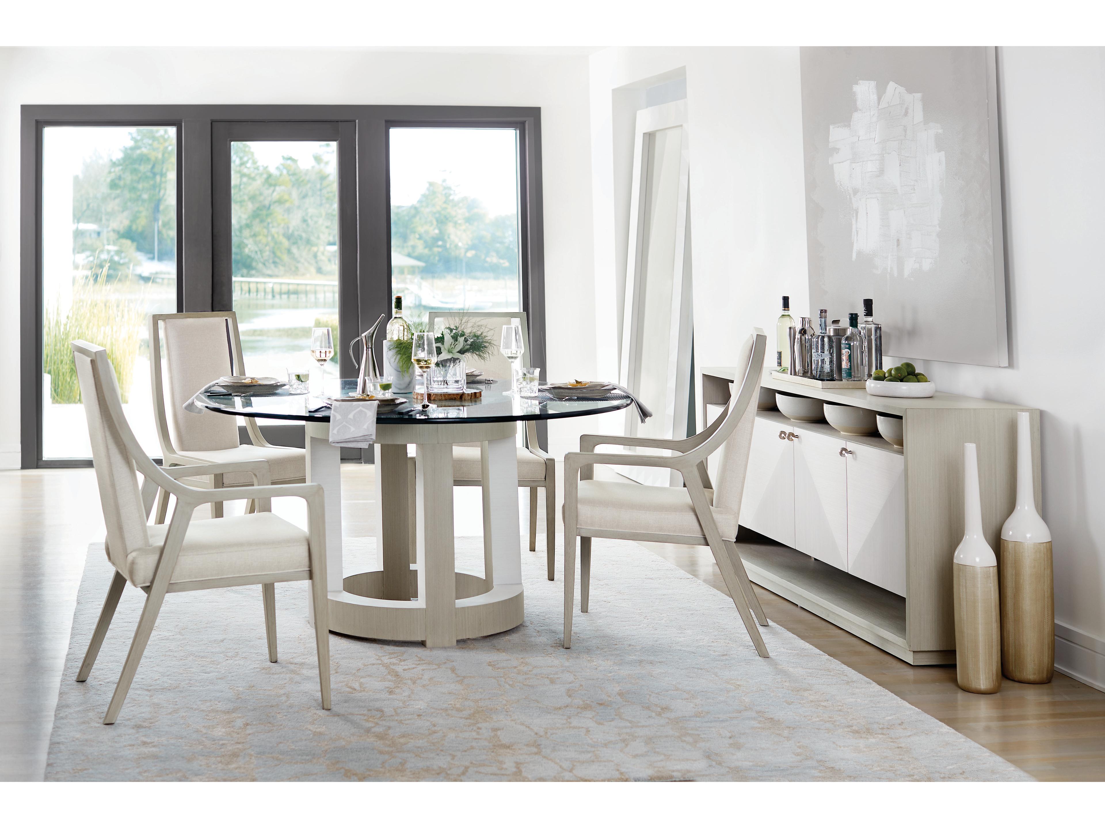 Bernhardt Axiom Poplar Wood Dining Room Set