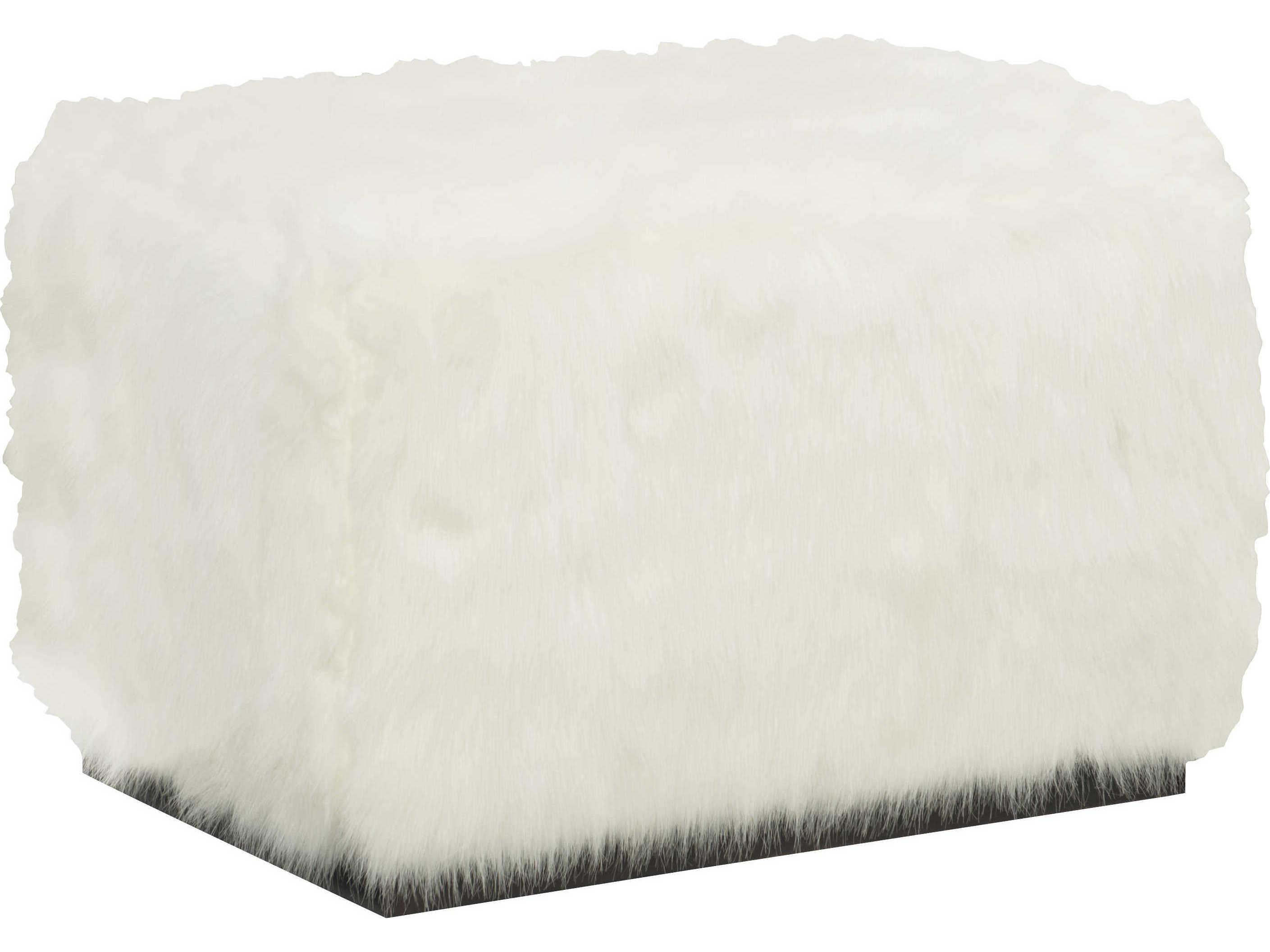 Bernhardt Merino Cocktail Mocha Upholstered Ottoman