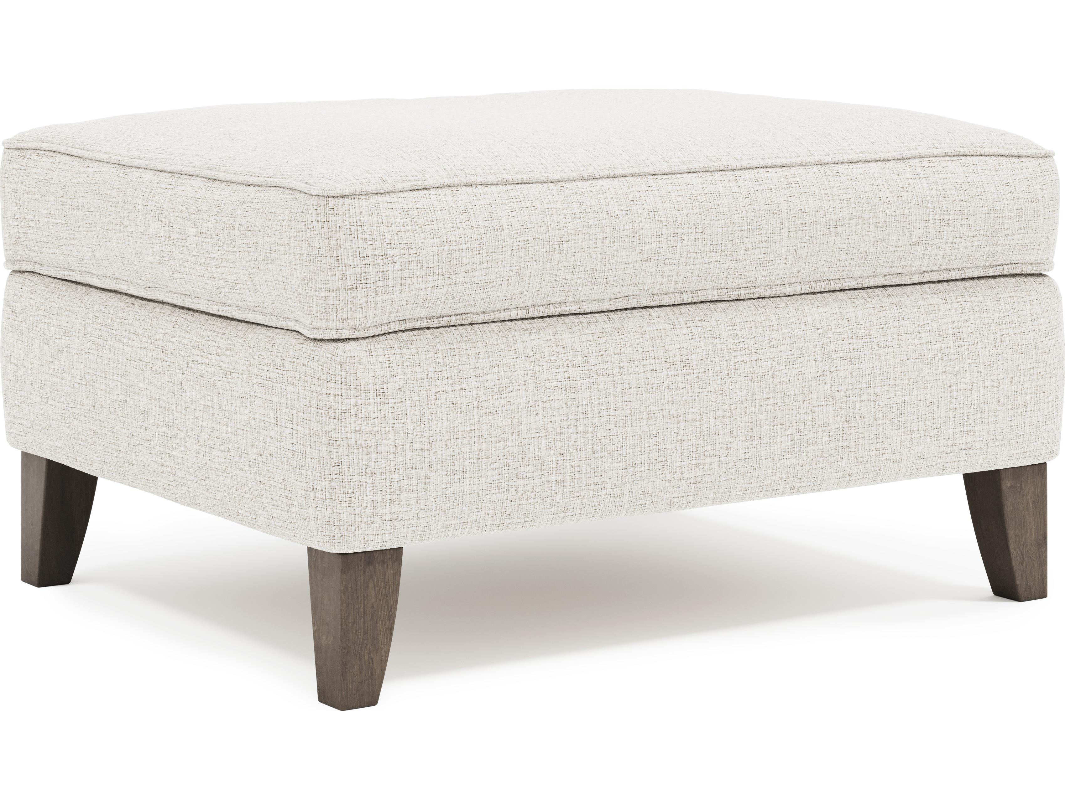 Bernhardt Addison Beige Upholstered Ottoman